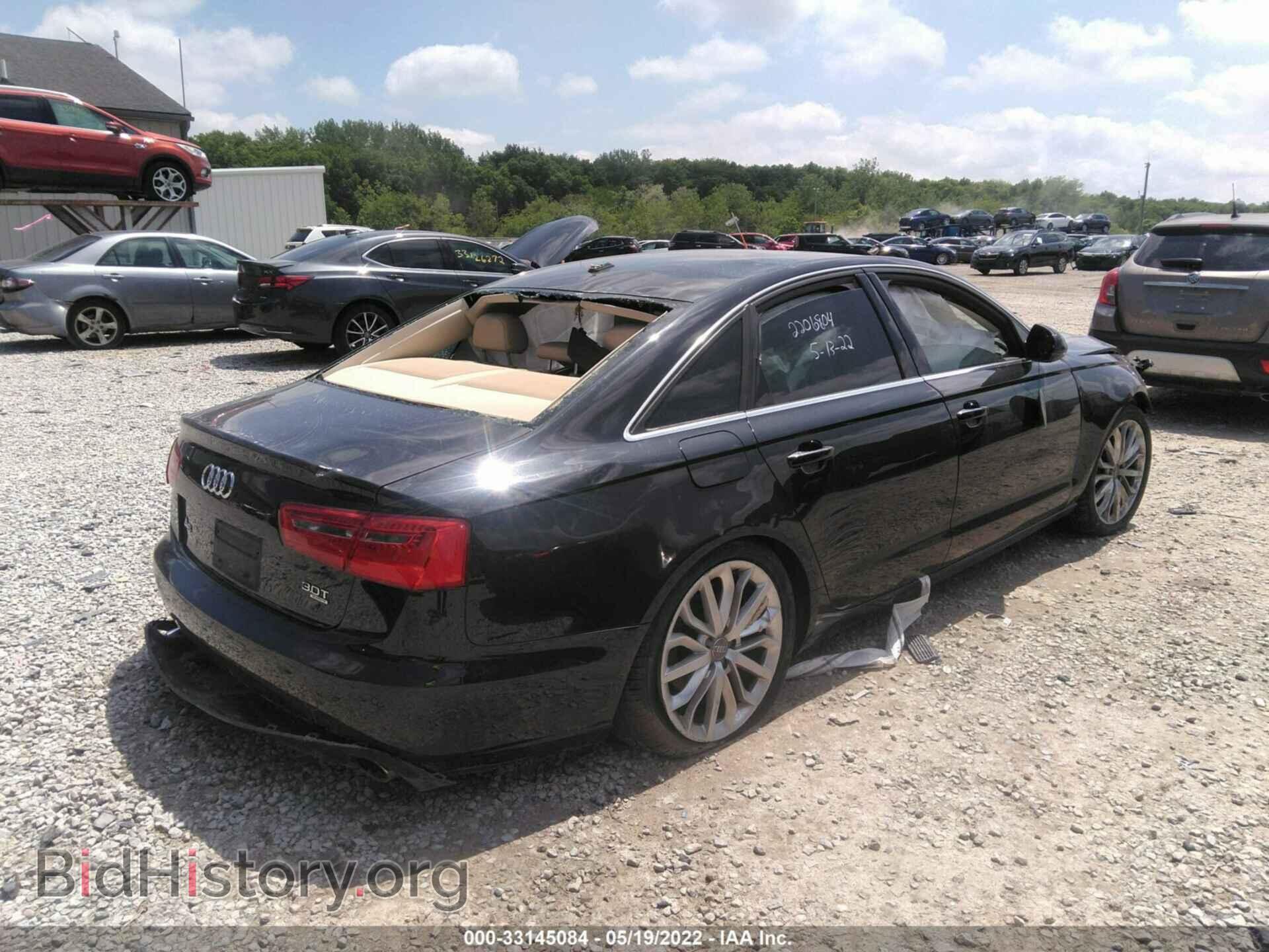 2013 AUDI A6 - VIN: WAUGFAFC8DN010818 - Photo 4