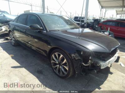 2013 Audi A6 PREMIUM PLUS, black — VIN WAUGFAFC7DN020966, IAAI