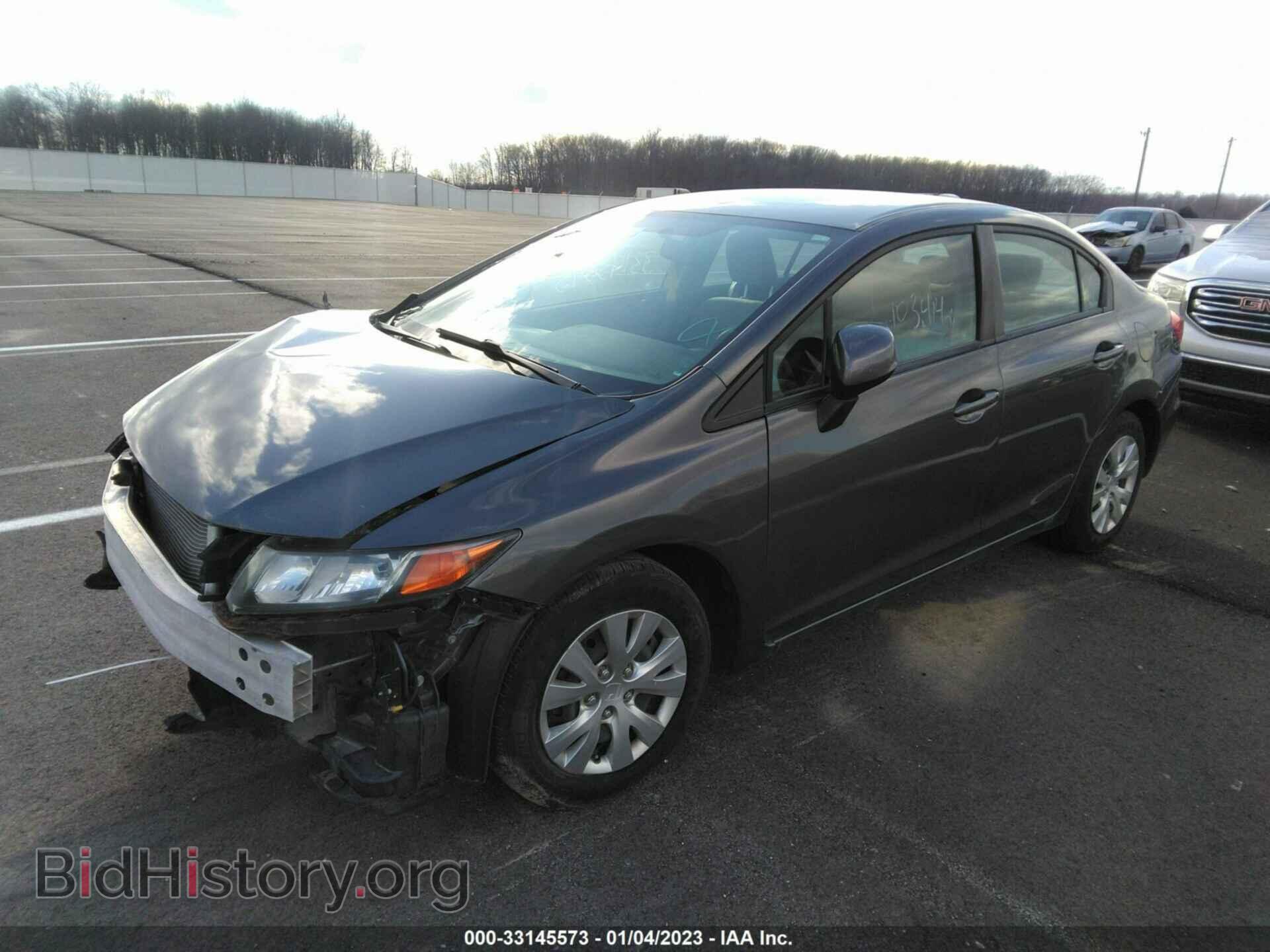2012 HONDA CIVIC - VIN: 19XFB2F50CE391374 - Фото 2