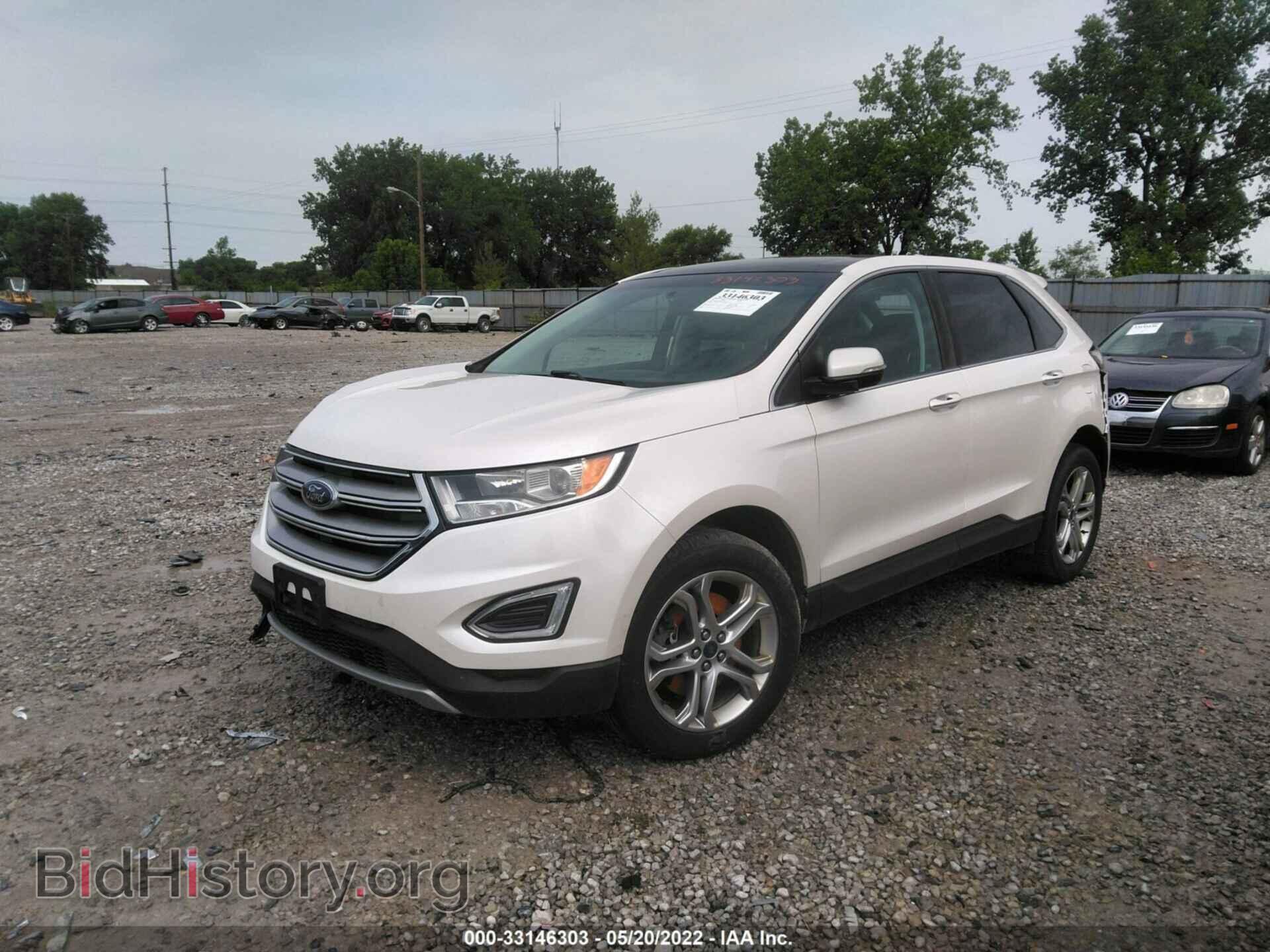 2015 FORD EDGE - VIN: 2FMTK4K82FBB37347 - Photo 2