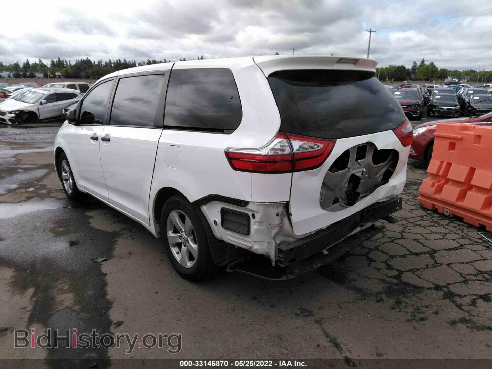 2017 TOYOTA SIENNA - VIN: 5TDZZ3DC9HS805555 - Фото 3