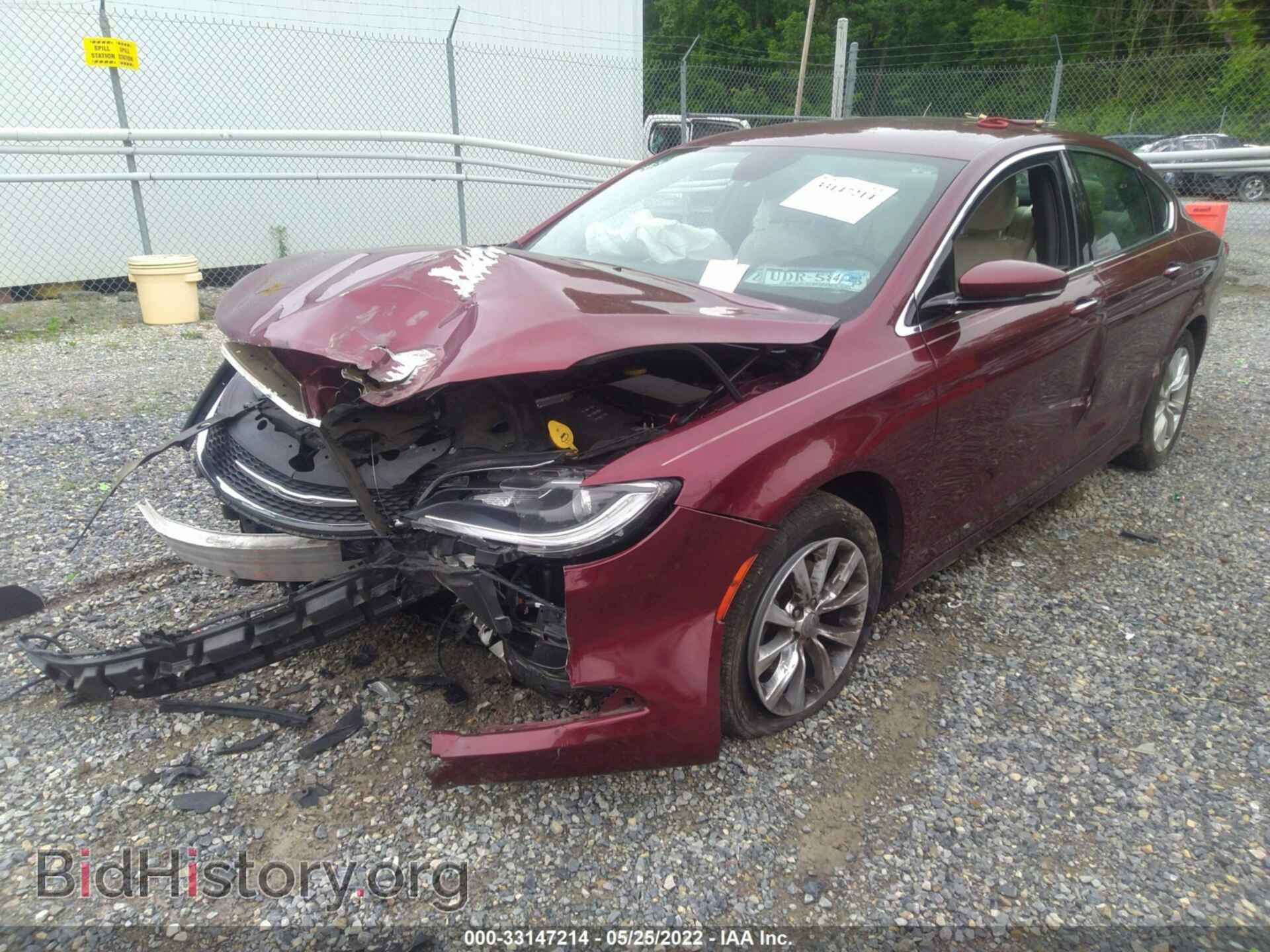 2015 CHRYSLER 200 - VIN: 1C3CCCCB1FN592527 - Фото 2