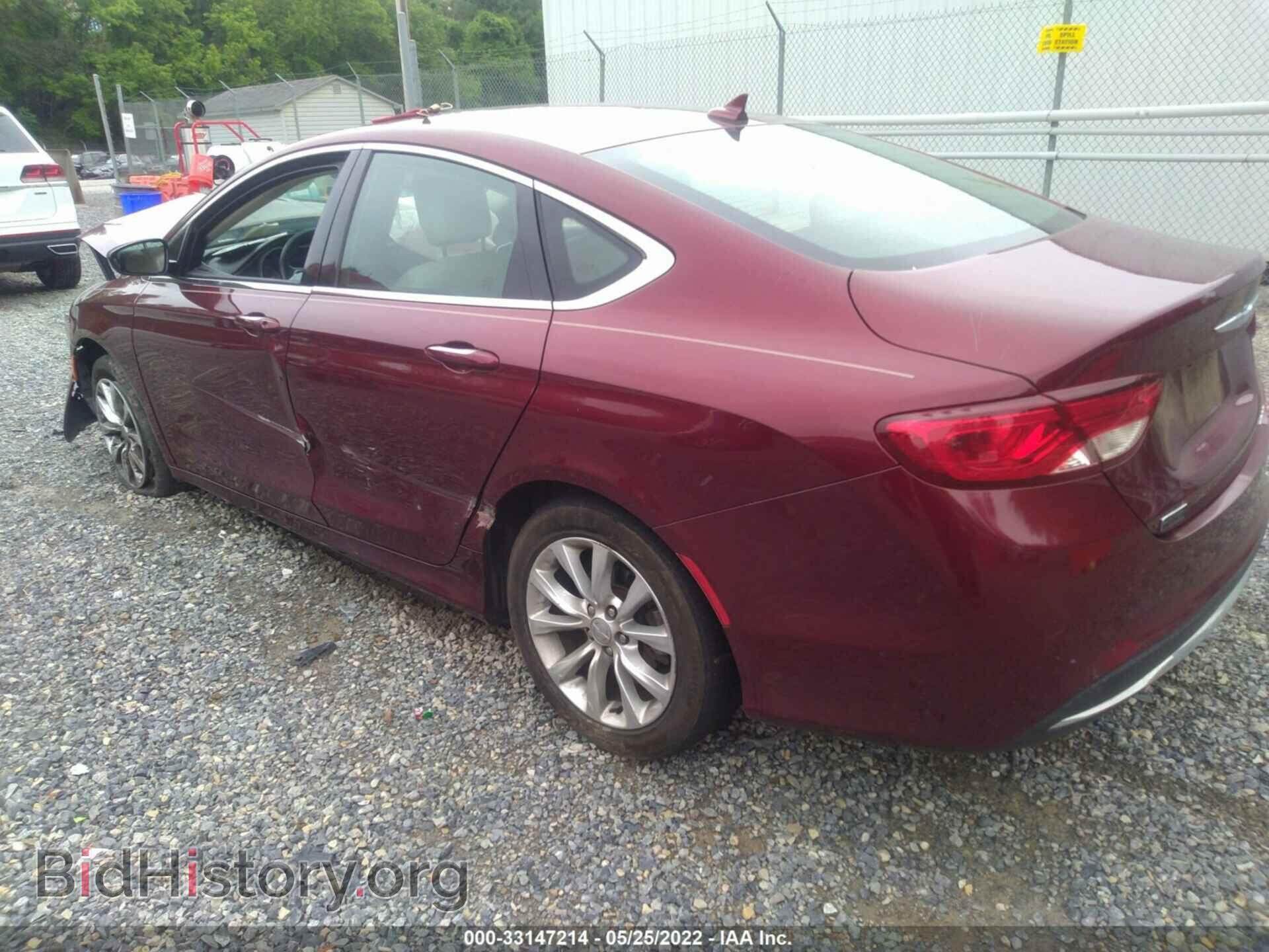 2015 CHRYSLER 200 - VIN: 1C3CCCCB1FN592527 - Фото 3