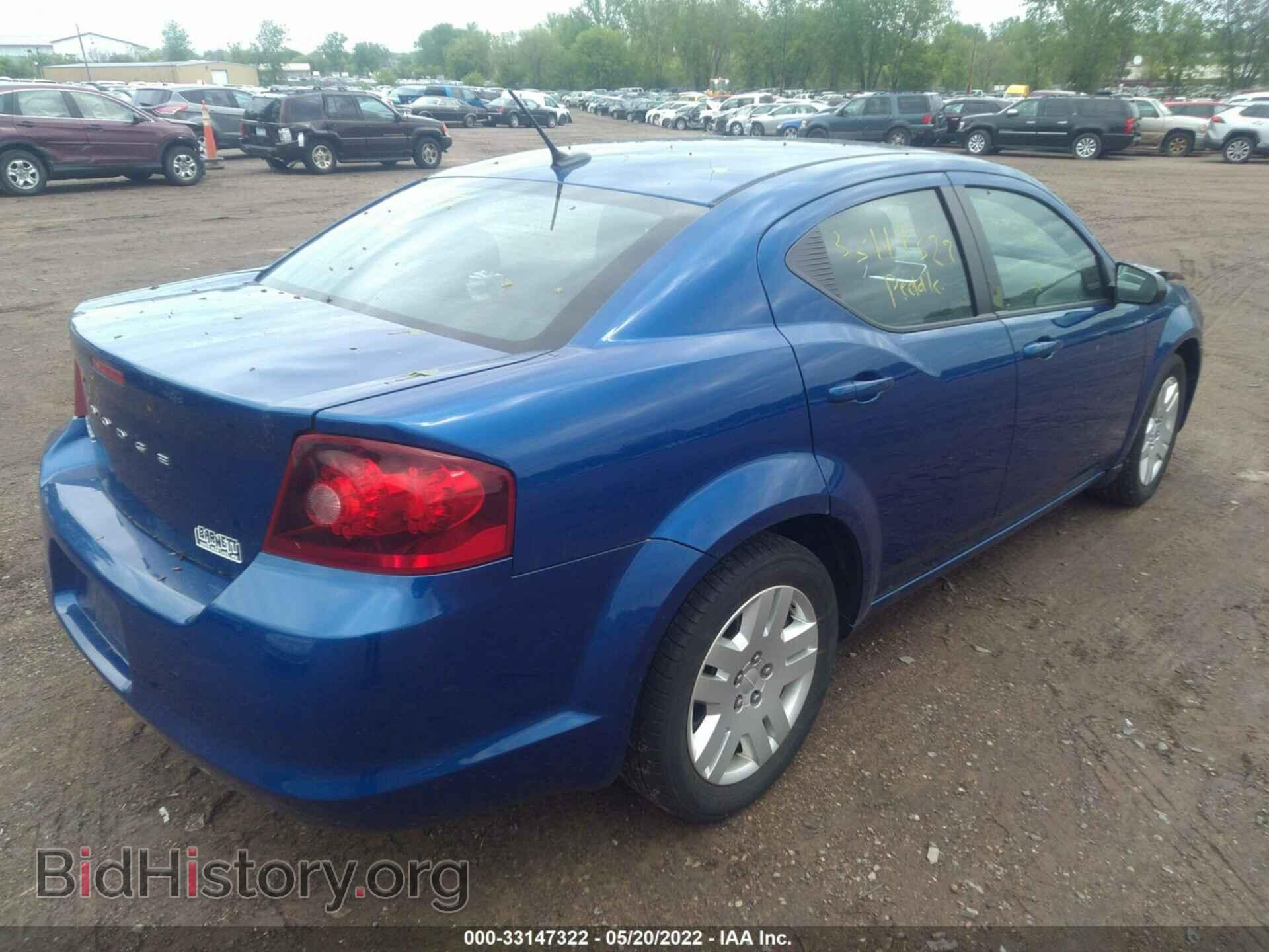 2013 DODGE AVENGER - VIN: 1C3CDZAB6DN622914 - Фото 4