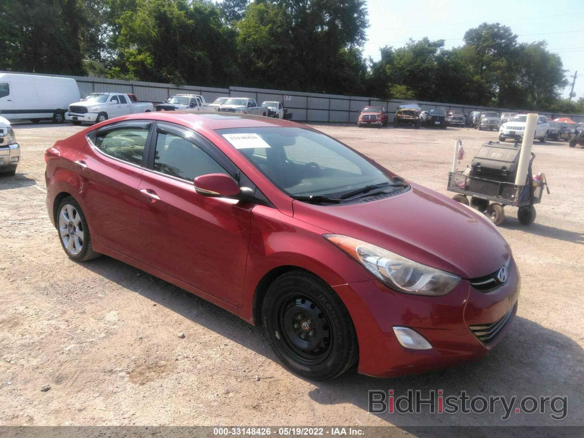 Photo KMHDH4AE7CU336698 - HYUNDAI ELANTRA 2012