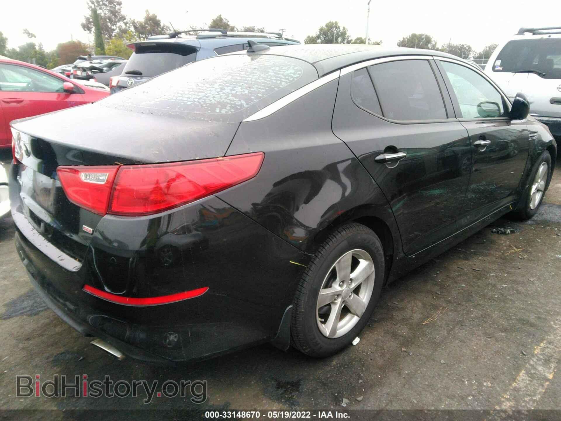 2015 KIA OPTIMA - VIN: KNAGM4A70F5665012 - Фото 4