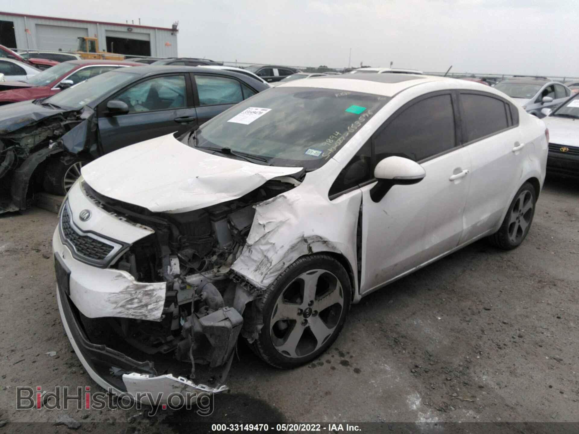2013 KIA RIO - VIN: KNADN4A30D6229894 - Фото 2