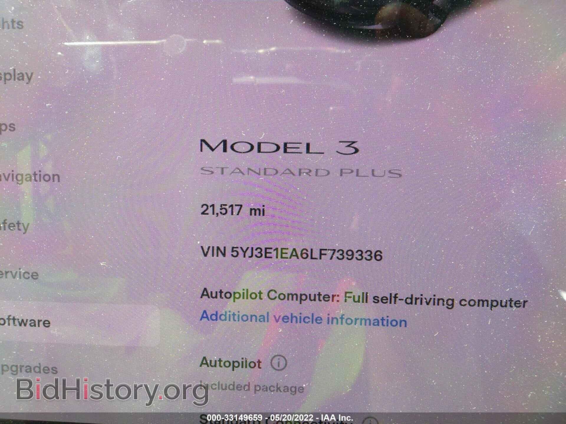 2020 TESLA MODEL 3 - VIN: 5YJ3E1EA6LF739336 - Photo 7