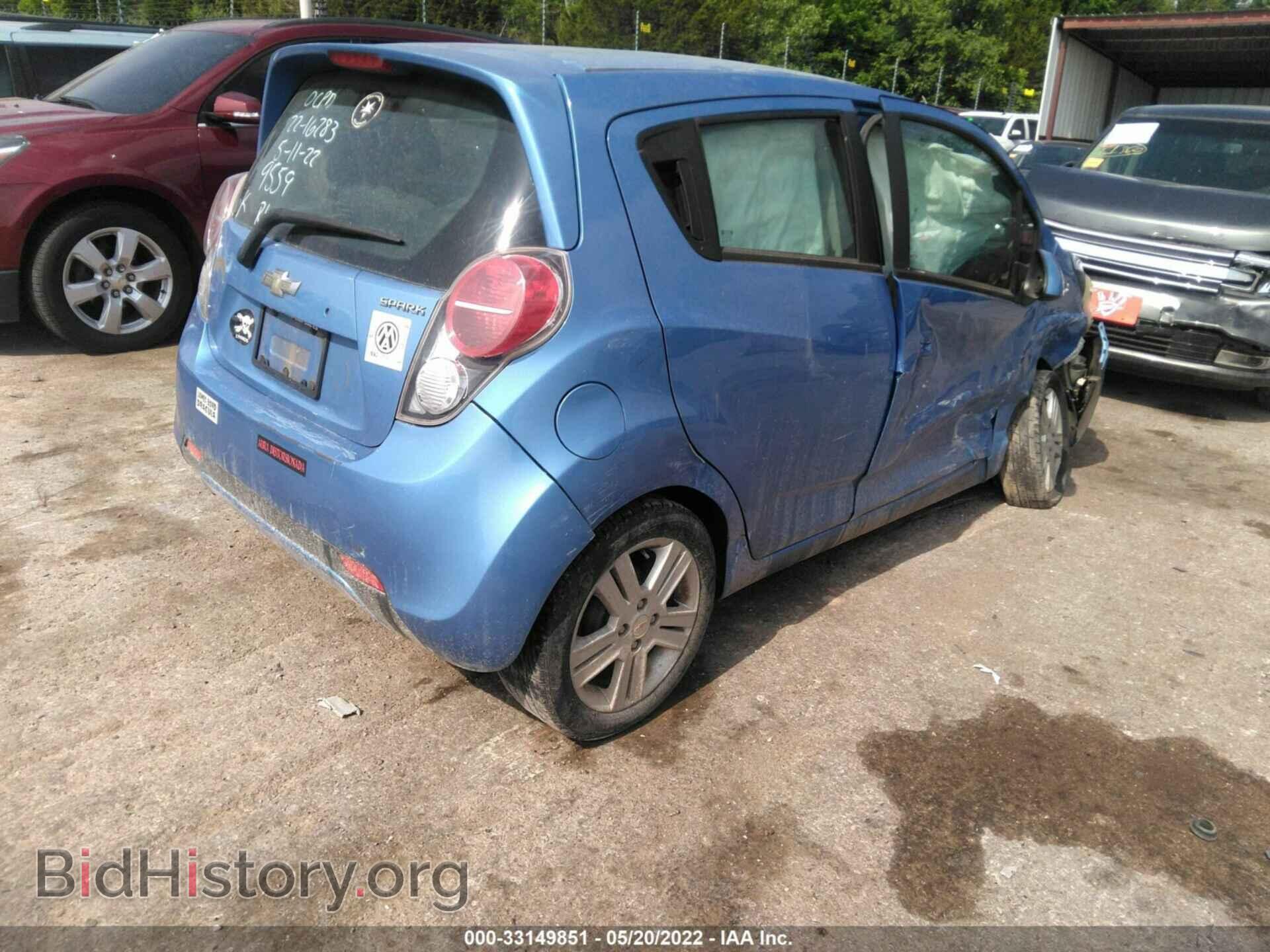 2013 CHEVROLET SPARK - VIN: KL8CD6S94DC529559 - Фото 4