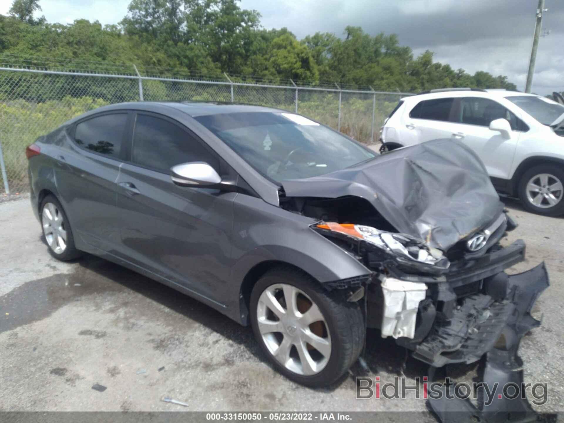 Photo 5NPDH4AE4CH128356 - HYUNDAI ELANTRA 2012