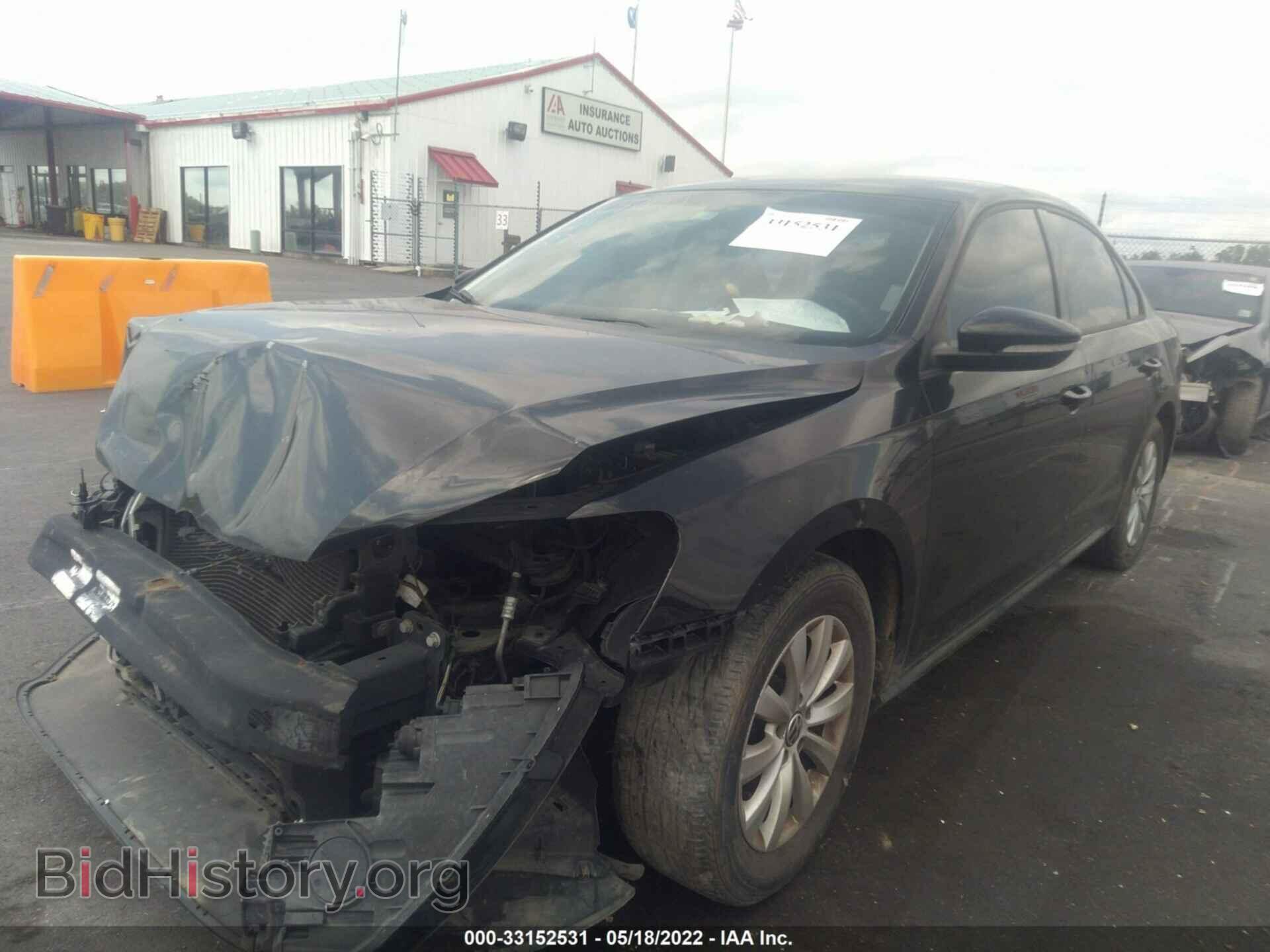 2012 VOLKSWAGEN PASSAT - VIN: 1VWAH7A35CC102702 - Фото 2