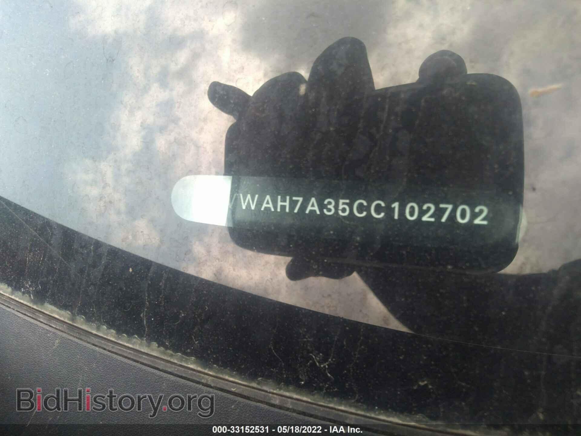 2012 VOLKSWAGEN PASSAT - VIN: 1VWAH7A35CC102702 - Фото 9