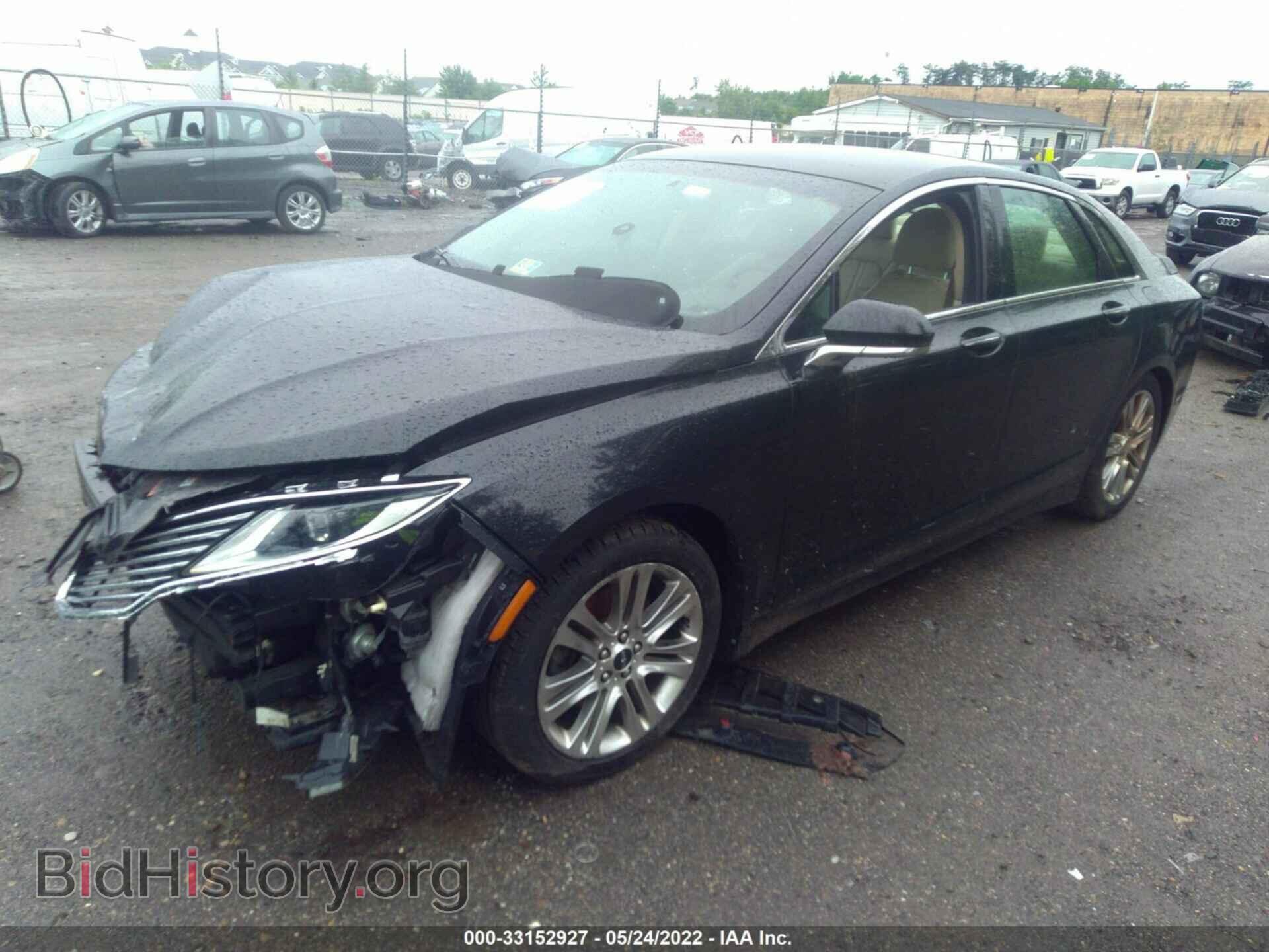 2013 LINCOLN MKZ - VIN: 3LN6L2J95DR820974 - Фото 2