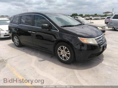 2012 Honda ODYSSEY EXL, black — VIN 5FNRL5H60CB048267, IAAI