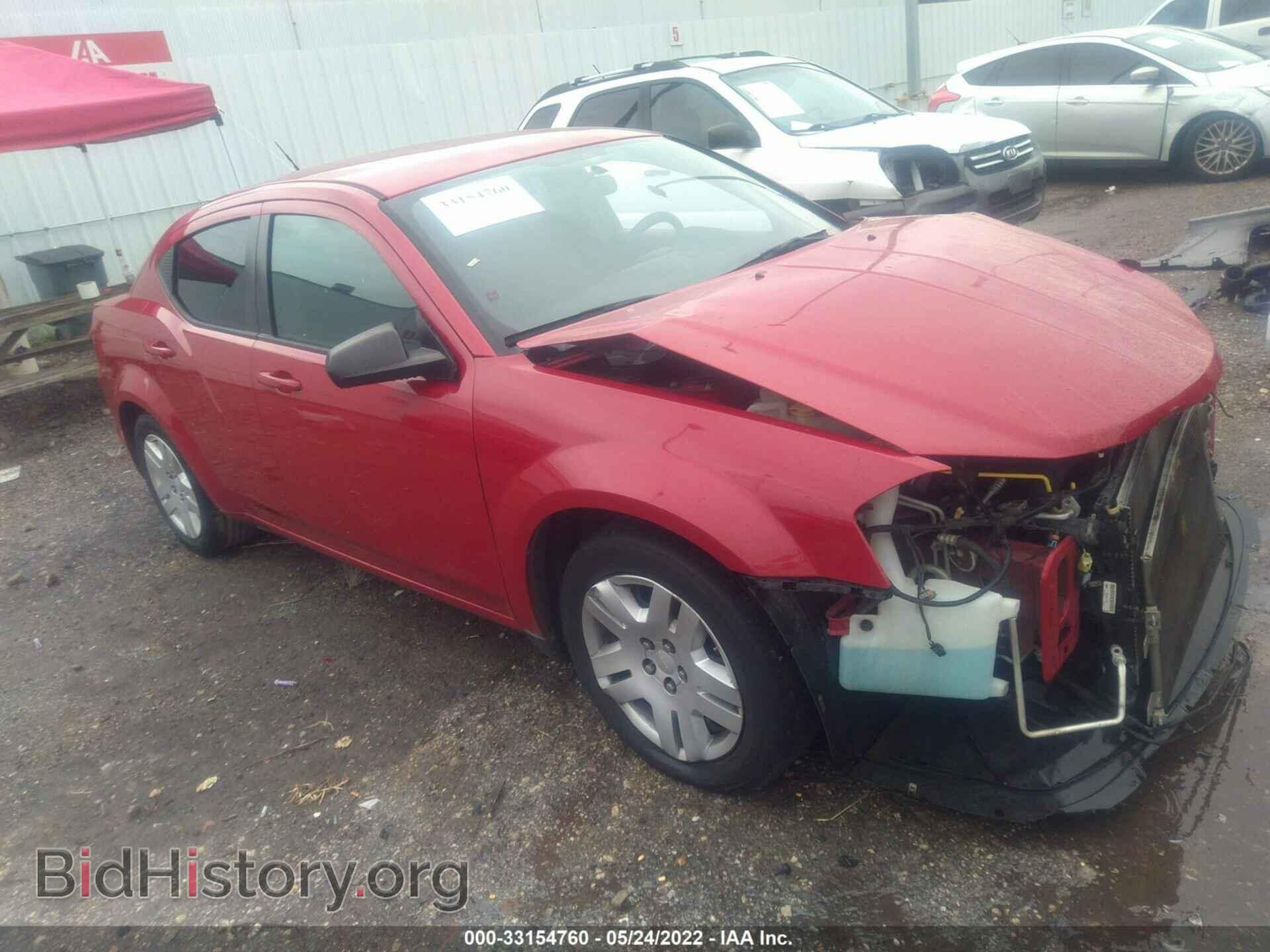 Photo 1C3CDZAB1EN222907 - DODGE AVENGER 2014