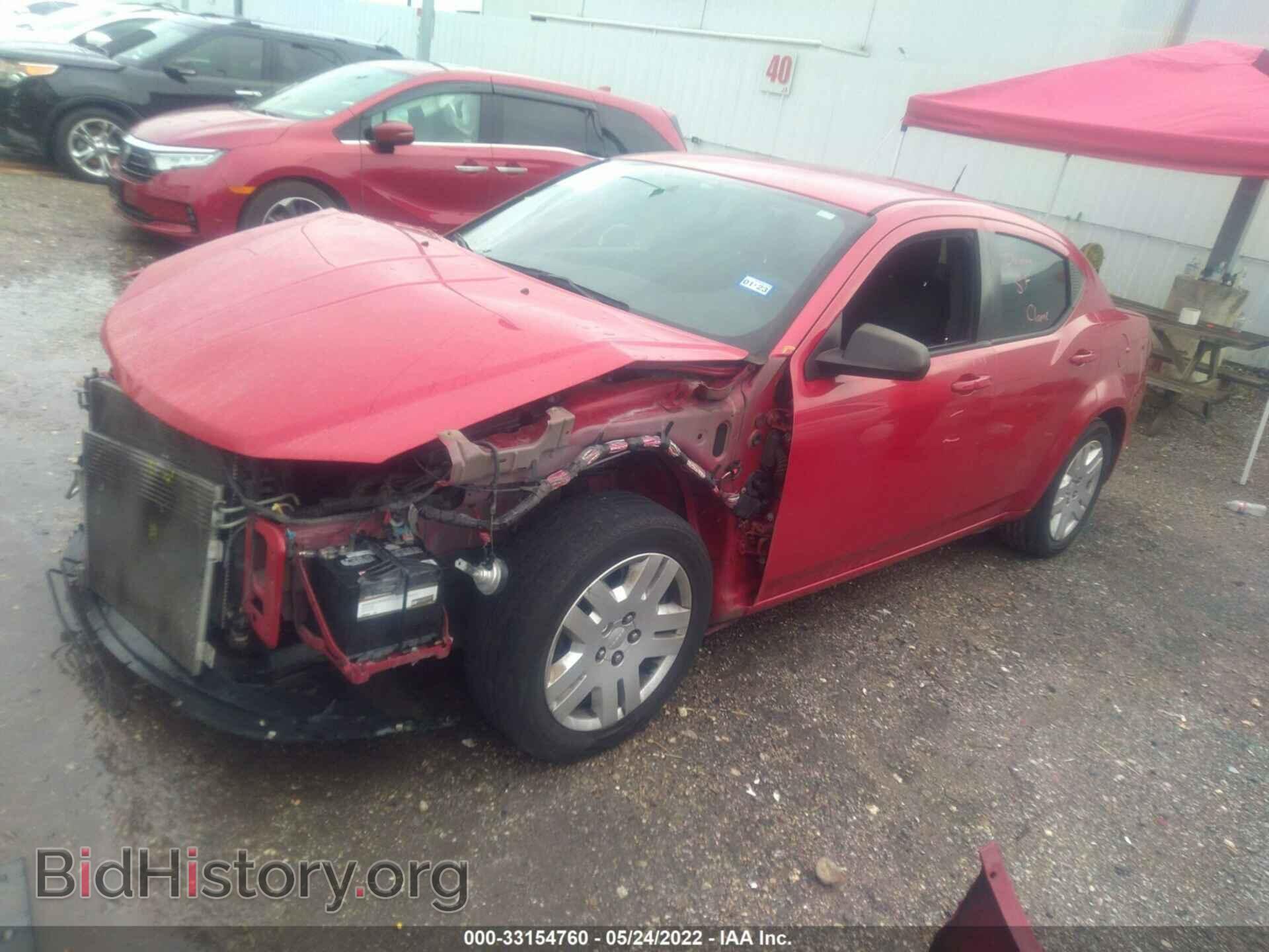 2014 DODGE AVENGER - VIN: 1C3CDZAB1EN222907 - Фото 2