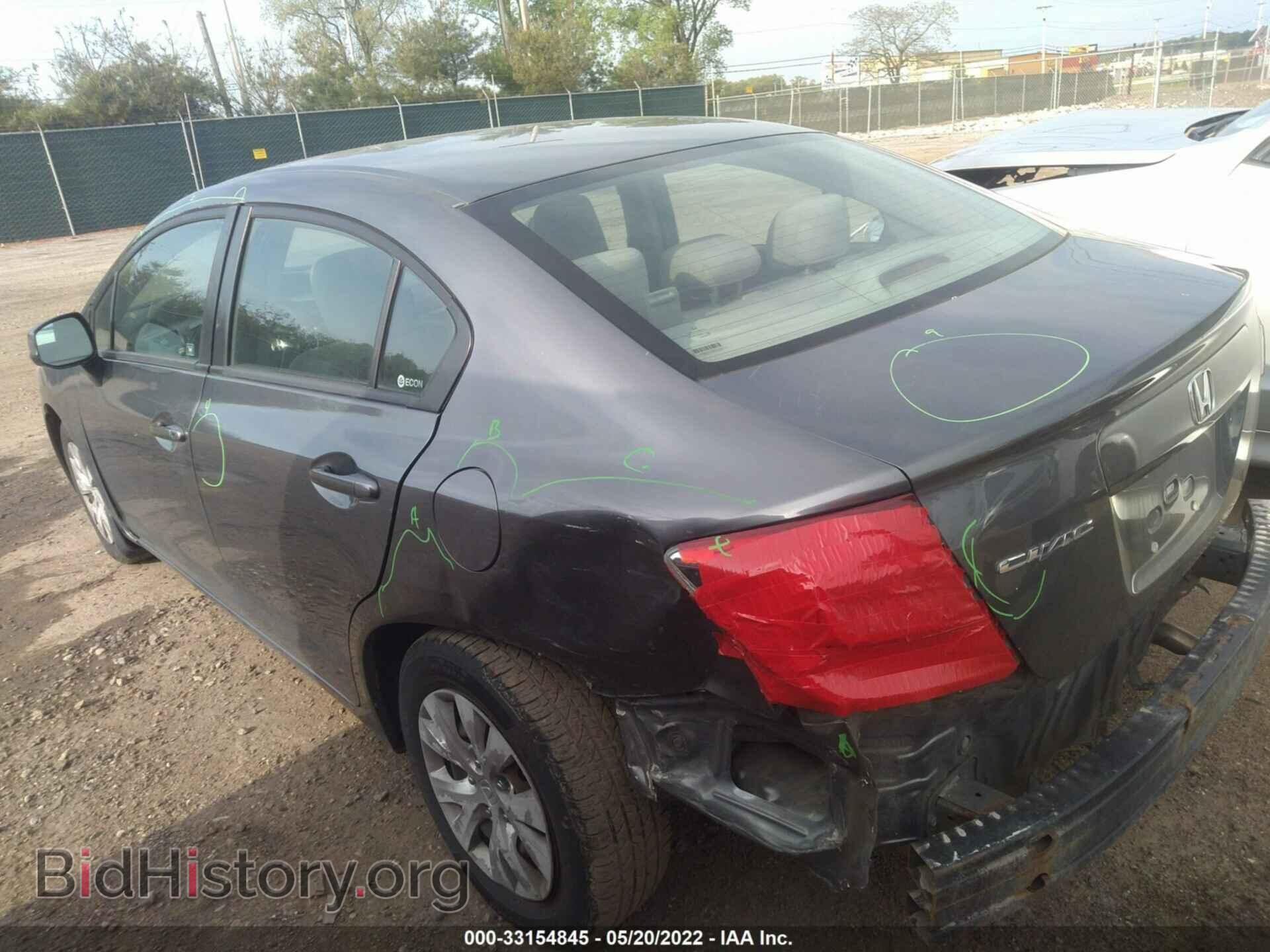 2012 HONDA CIVIC SDN - VIN: 19XFB2F56CE044101 - Фото 3