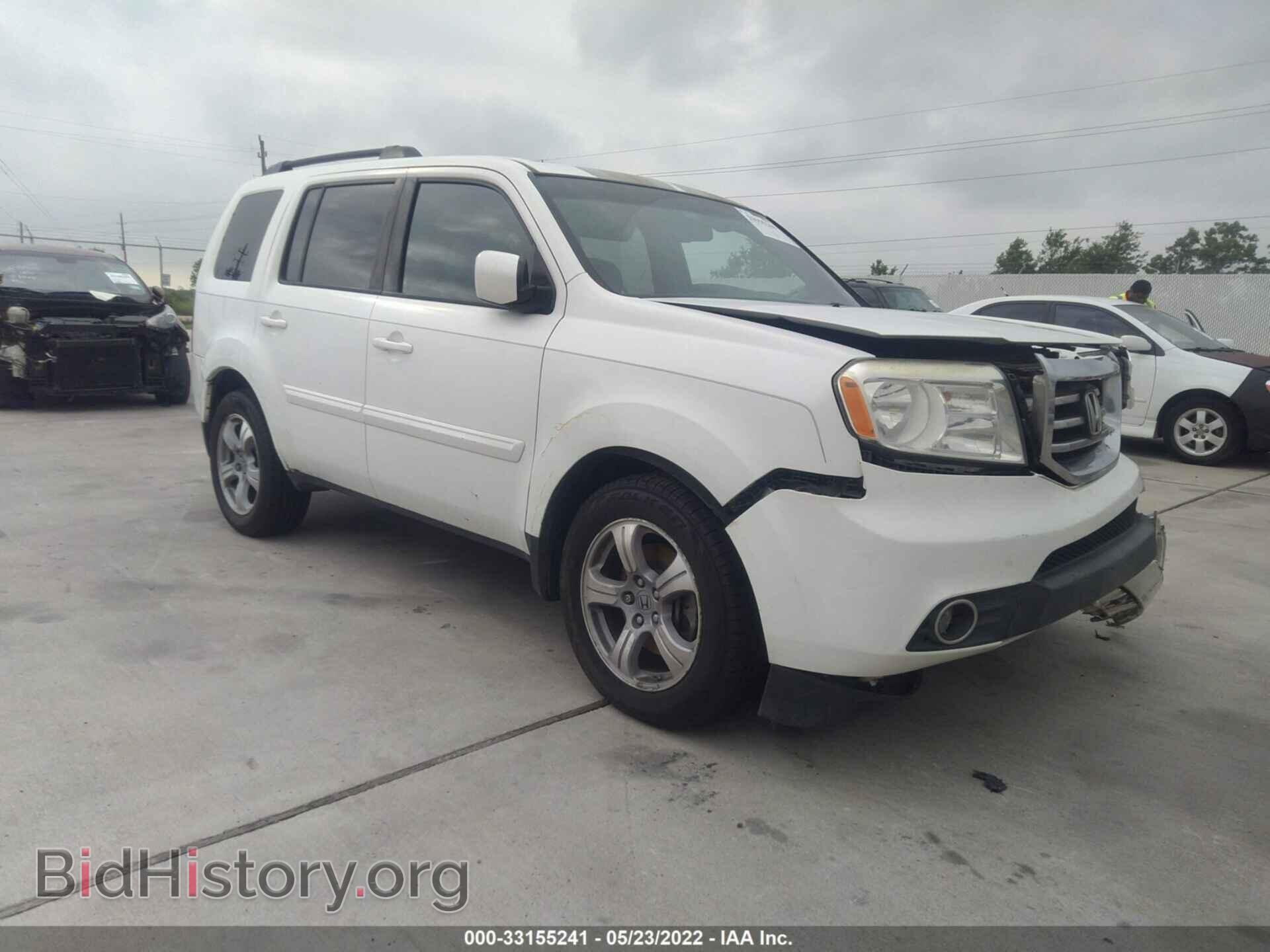 Photo 5FNYF3H58DB008809 - HONDA PILOT 2013