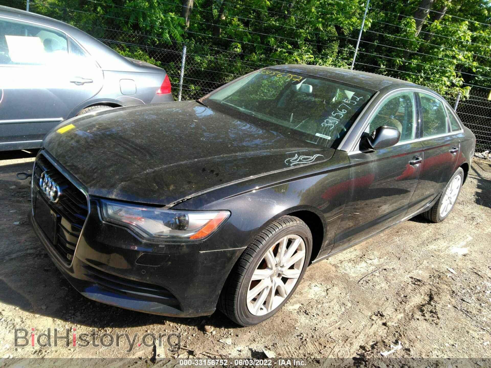 2013 AUDI A6 - VIN: WAUGFAFC3DN054581 - Фото 2