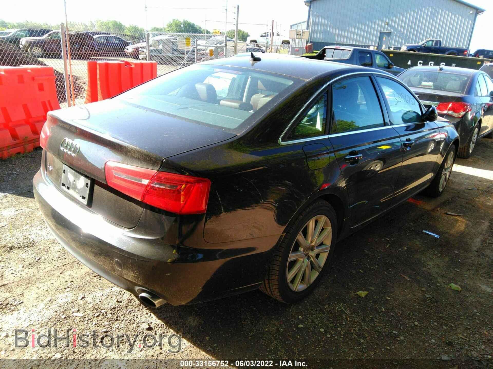 2013 AUDI A6 - VIN: WAUGFAFC3DN054581 - Фото 4
