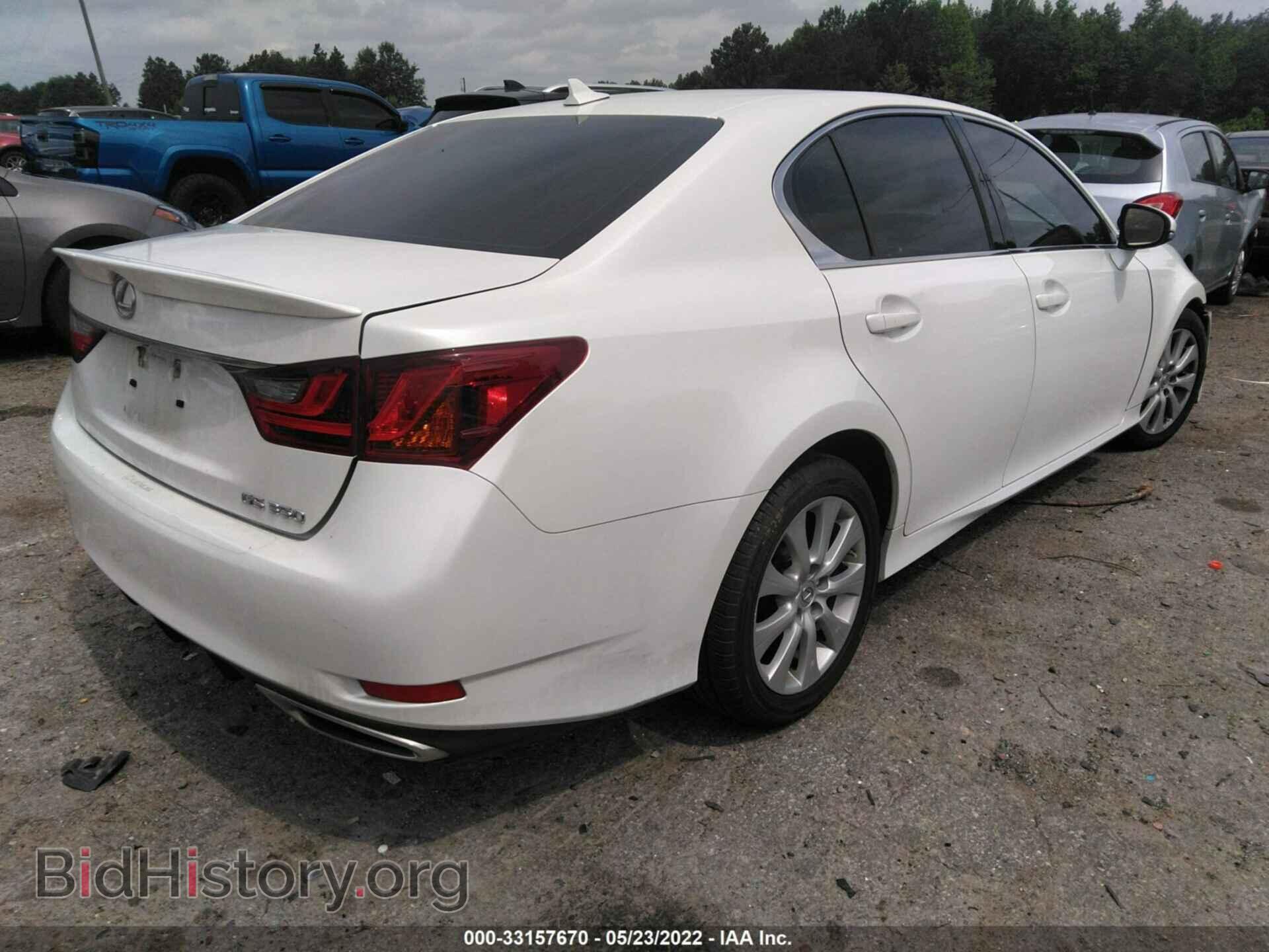 2014 LEXUS GS 350 - VIN: JTHBE1BL5E5031454 - Фото 4