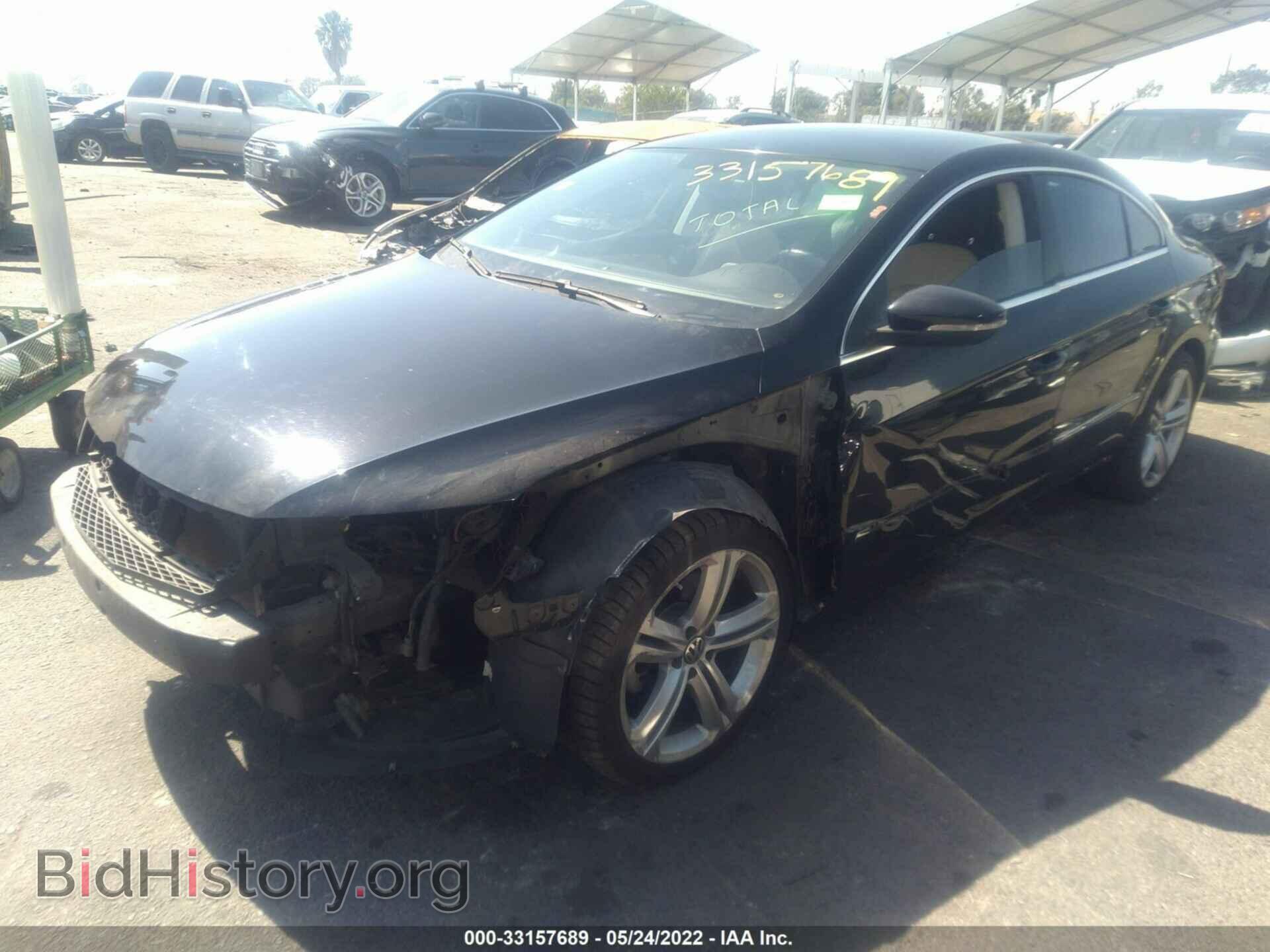 2013 VOLKSWAGEN CC - VIN: WVWBN7AN8DE558877 - Фото 2