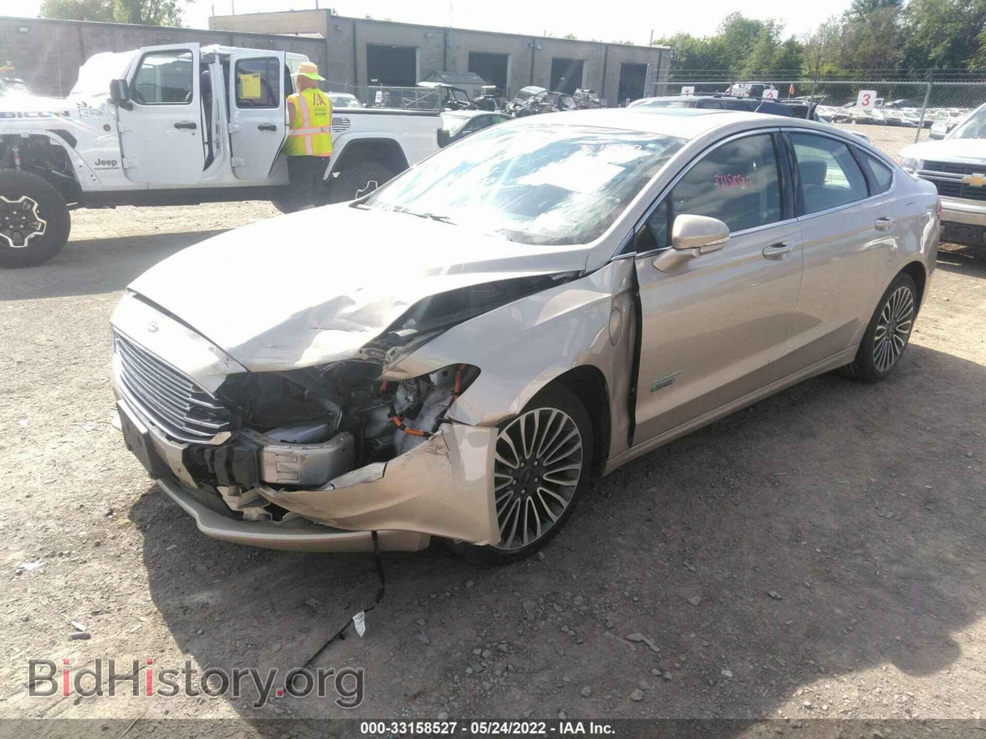 2017 FORD FUSION ENERGI - VIN: 3FA6P0PU9HR410182 - Фото 2