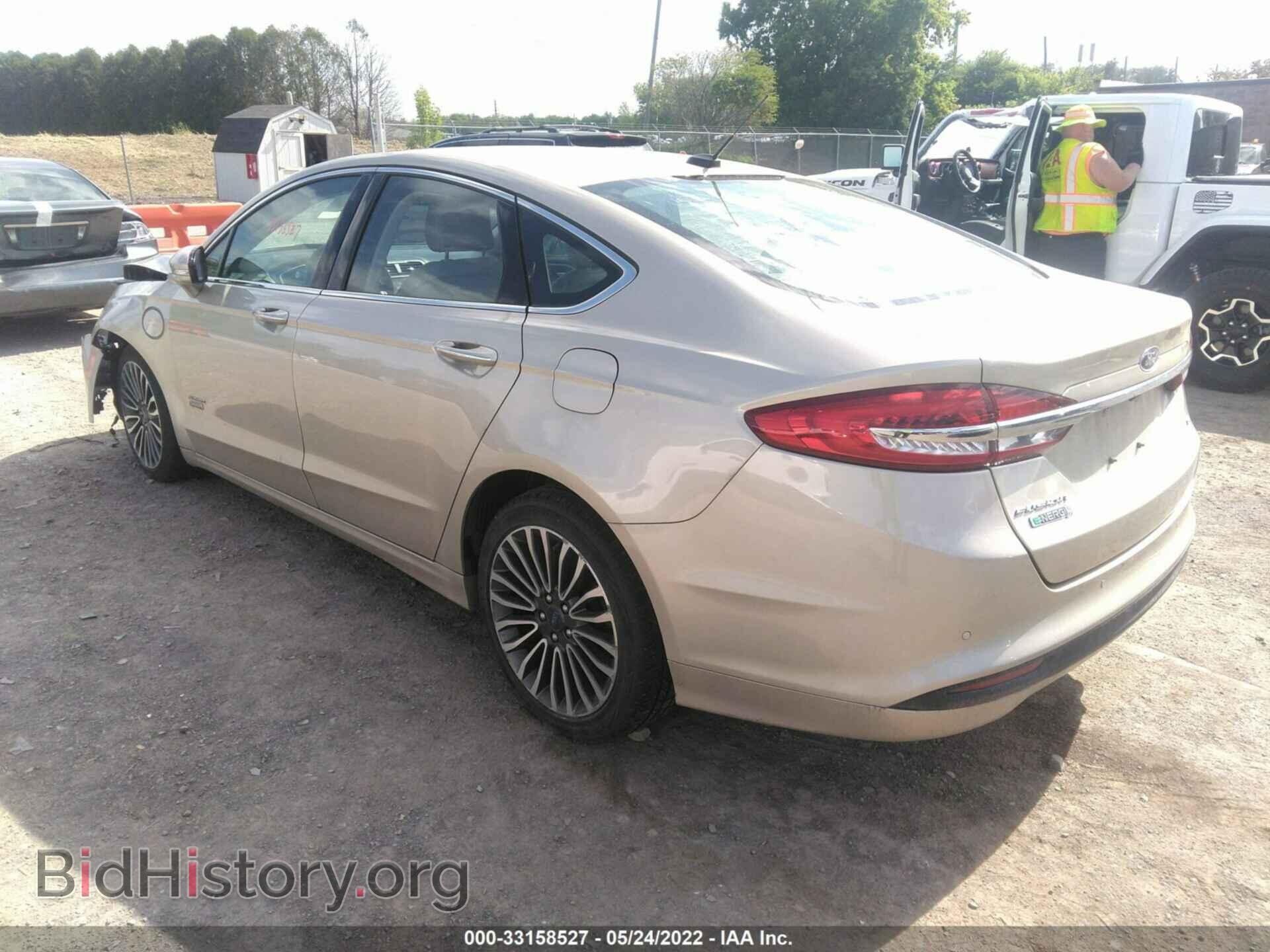 2017 FORD FUSION ENERGI - VIN: 3FA6P0PU9HR410182 - Фото 3