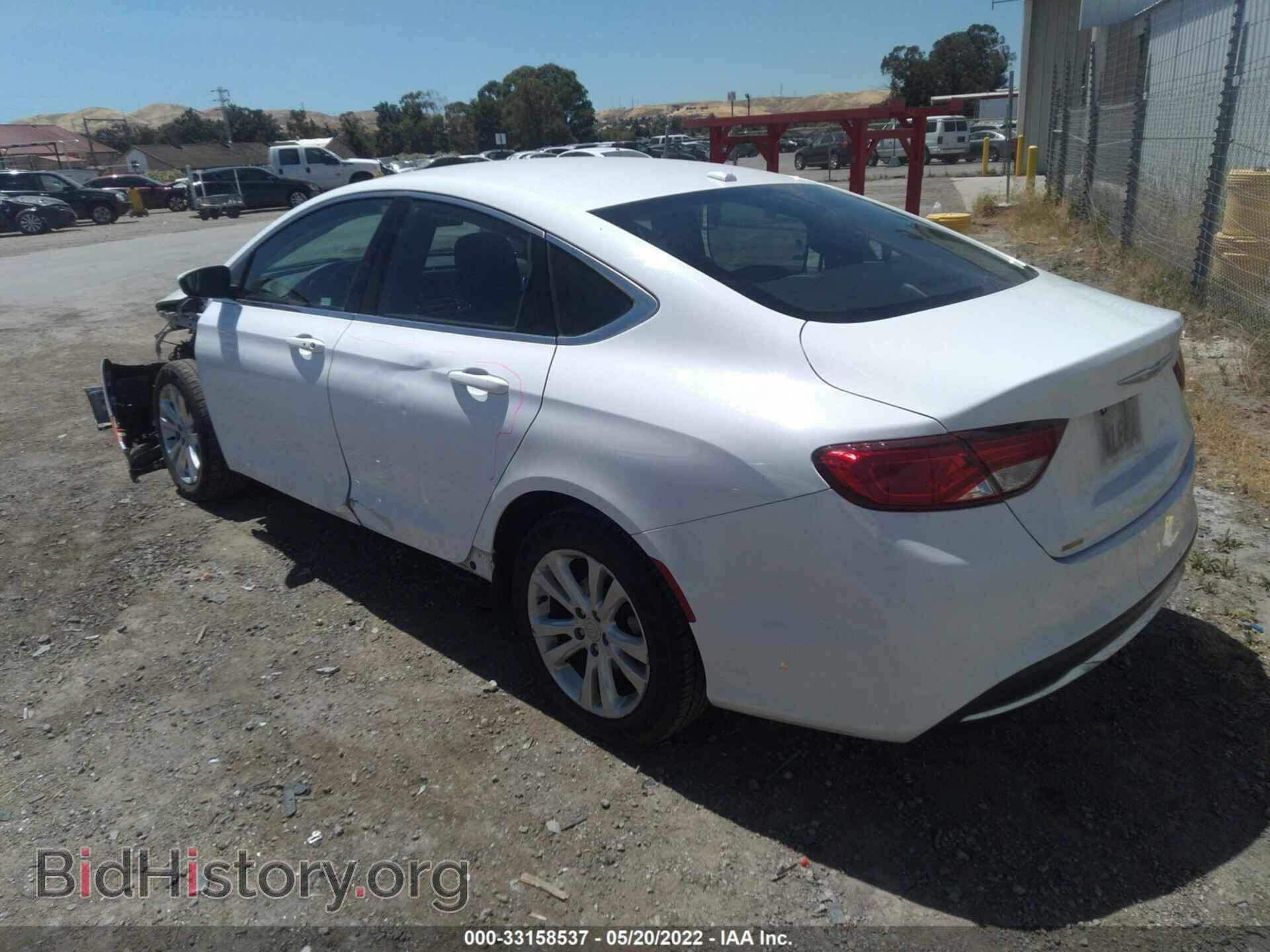 2015 CHRYSLER 200 - VIN: 1C3CCCAB7FN743809 - Фото 3