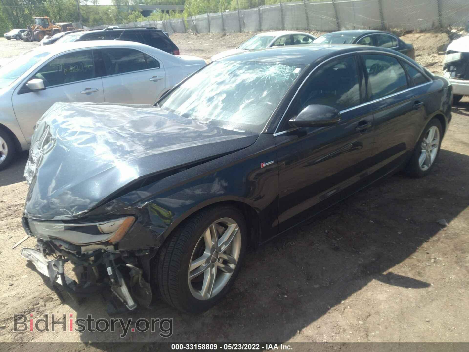 2012 AUDI A6 - VIN: WAUGGAFC6CN141578 - Фото 2