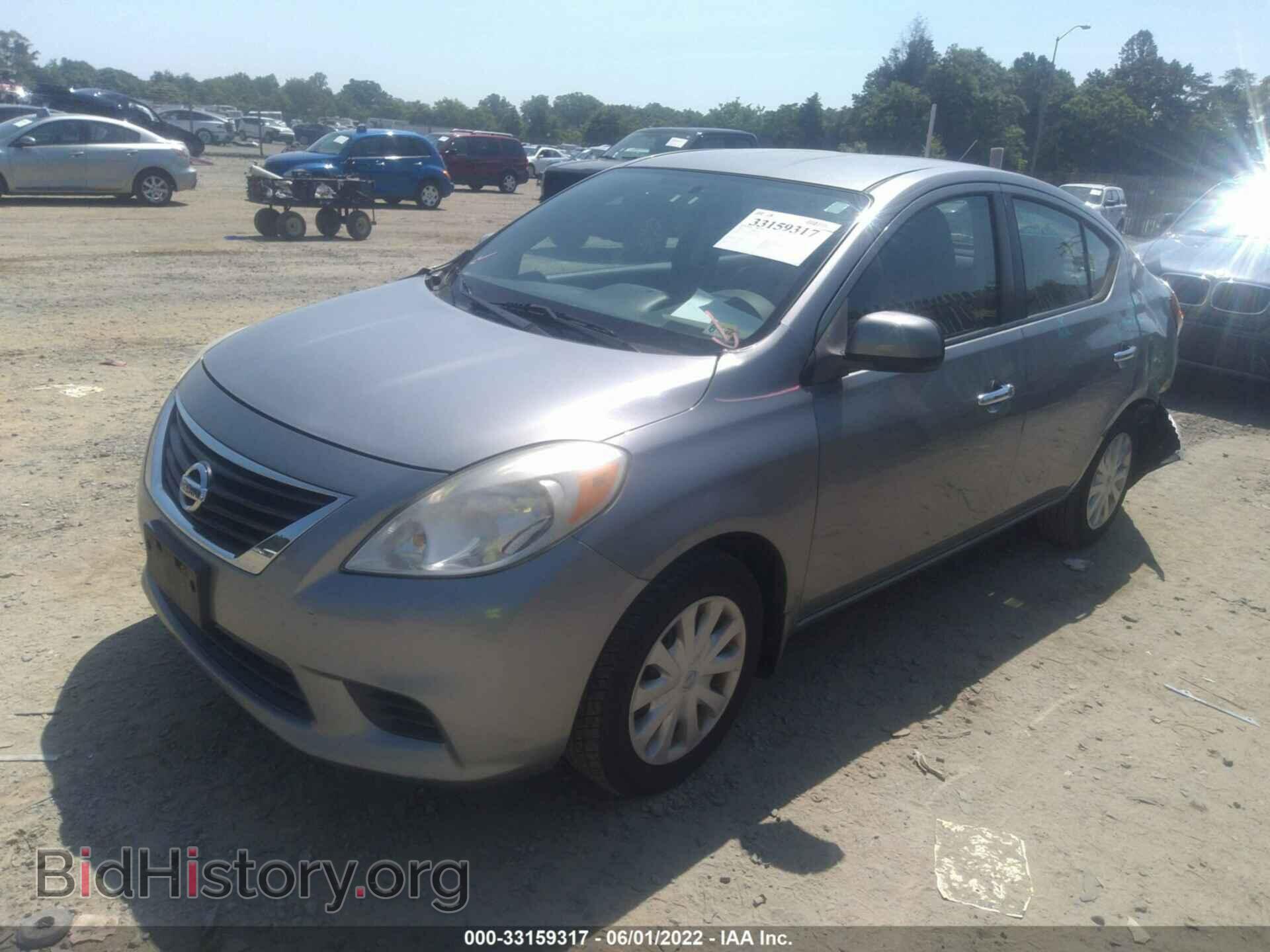 2012 NISSAN VERSA - VIN: 3N1CN7AP1CL837725 - Фото 2