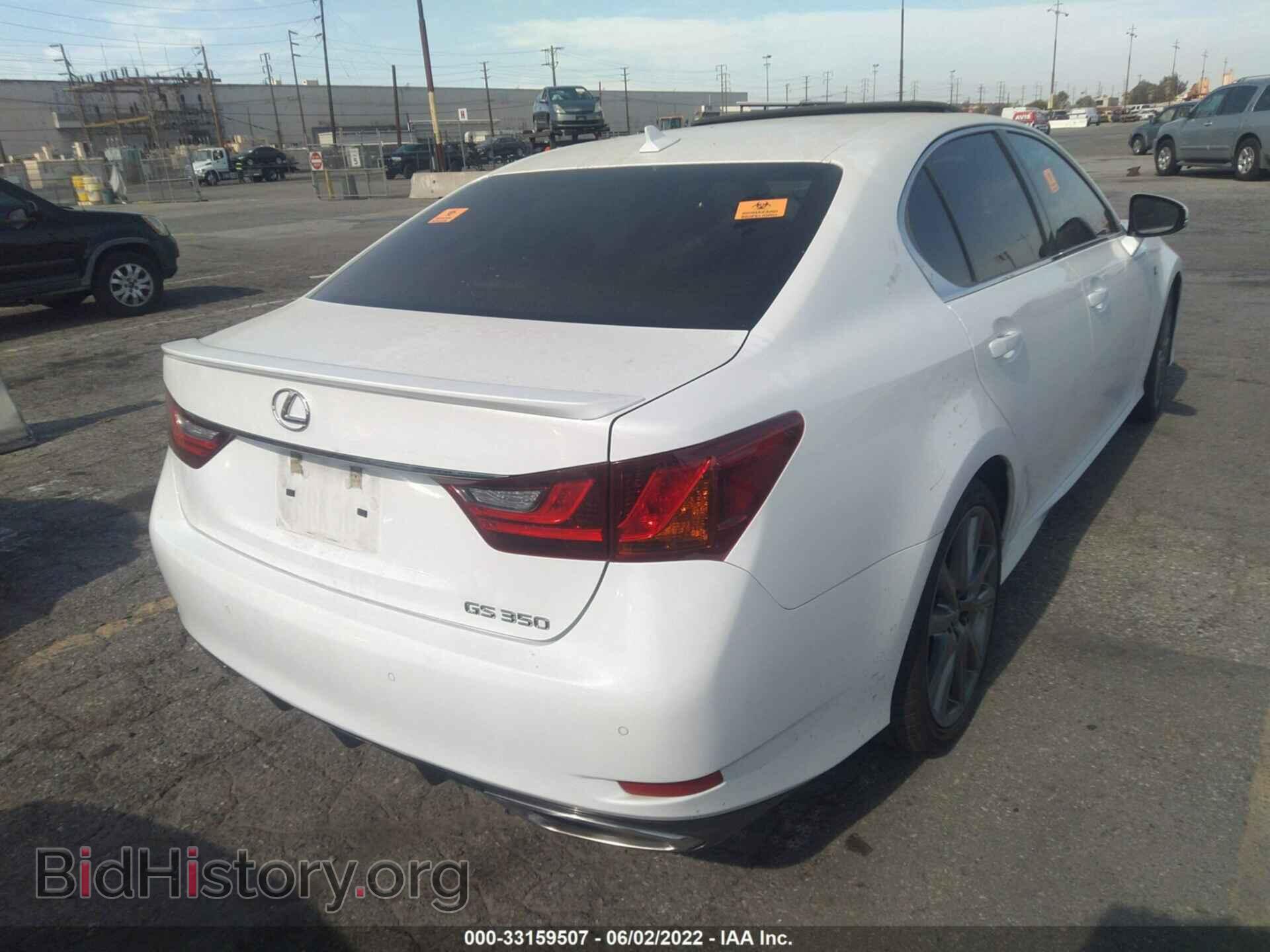 2014 LEXUS GS 350 - VIN: JTHBE1BL7E5036686 - Фото 4