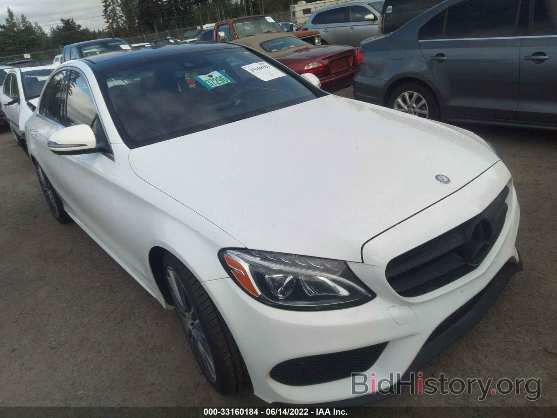 Photo 55SWF4KB8GU114417 - MERCEDES-BENZ C-CLASS 2016