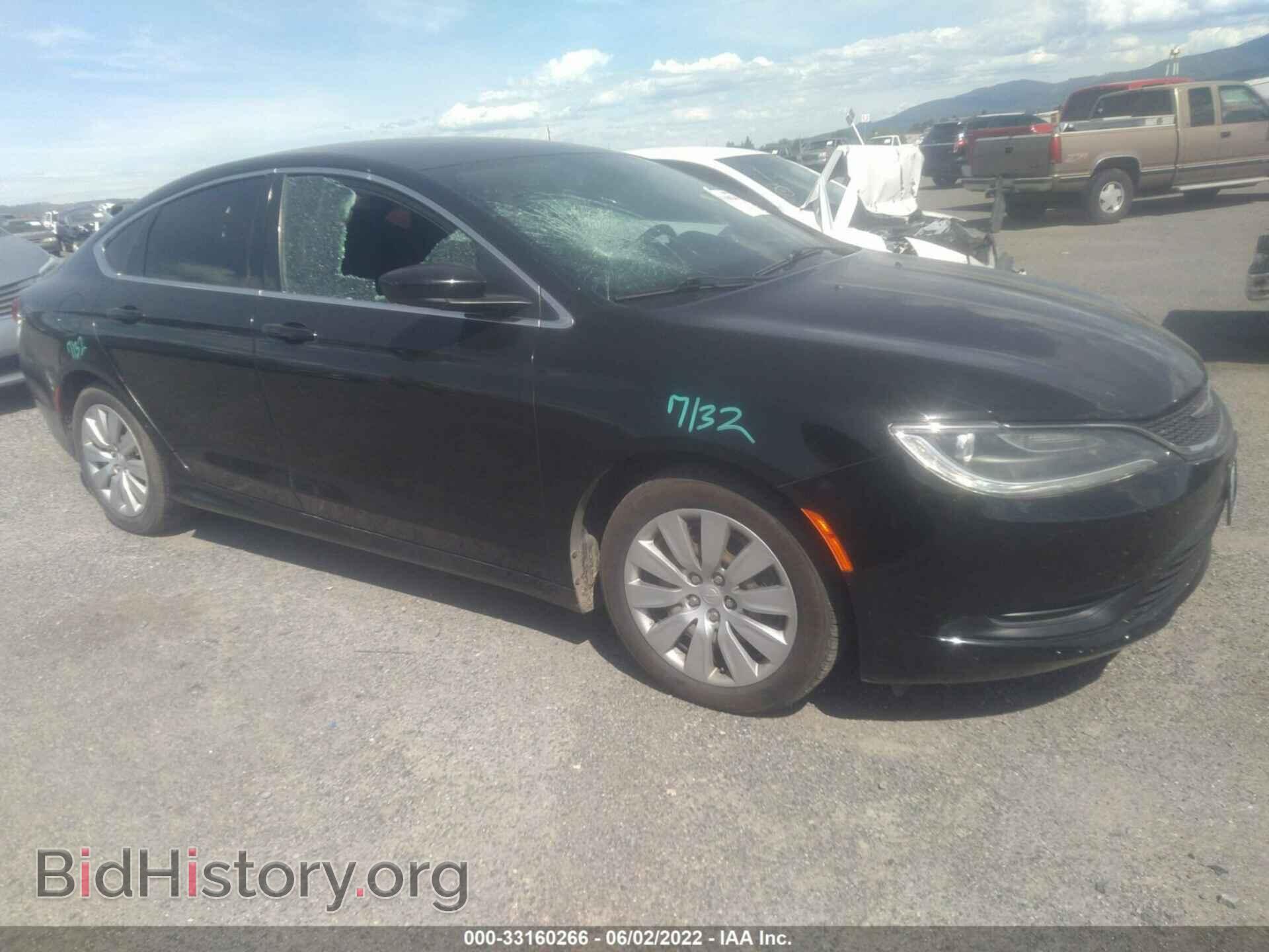 Фотография 1C3CCCFB8FN592195 - CHRYSLER 200 2015
