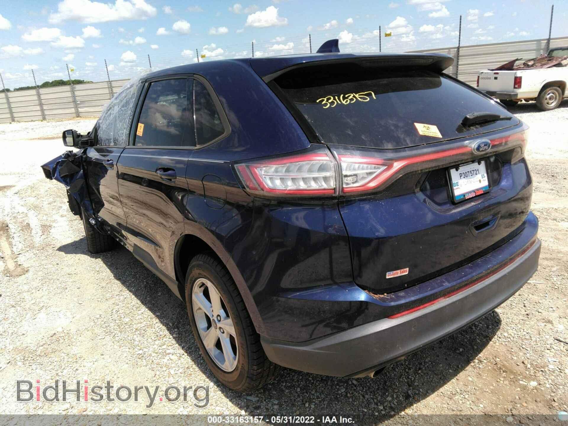 2016 FORD EDGE - VIN: 2FMPK3G95GBC34511 - Фото 3