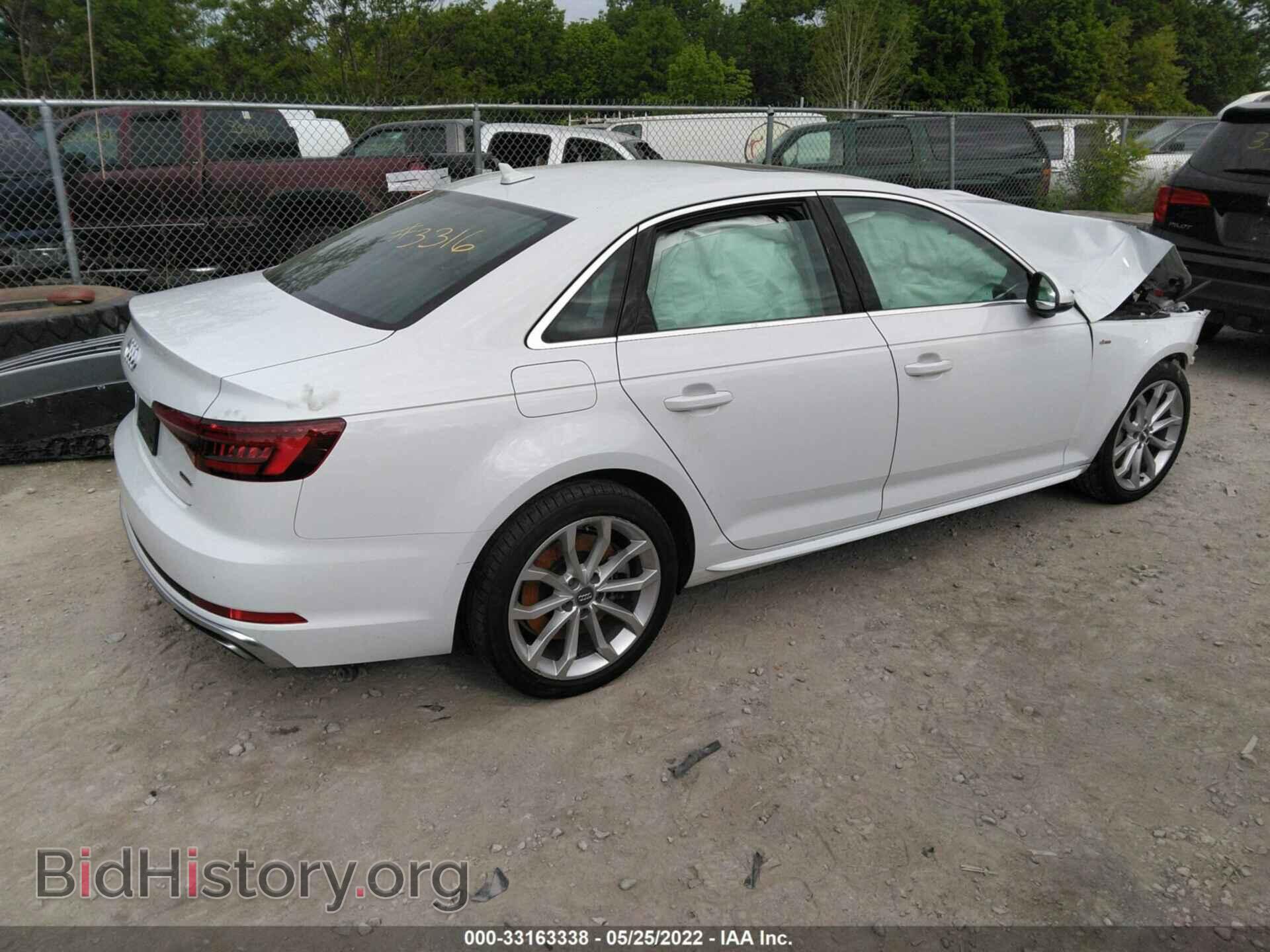 2019 AUDI A4 - VIN: WAUDNAF47KA014099 - Фото 4