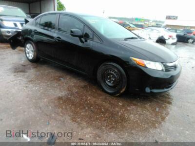 2012 Honda CIVIC SDN LX, black — VIN 2HGFB2F59CH610113, IAAI