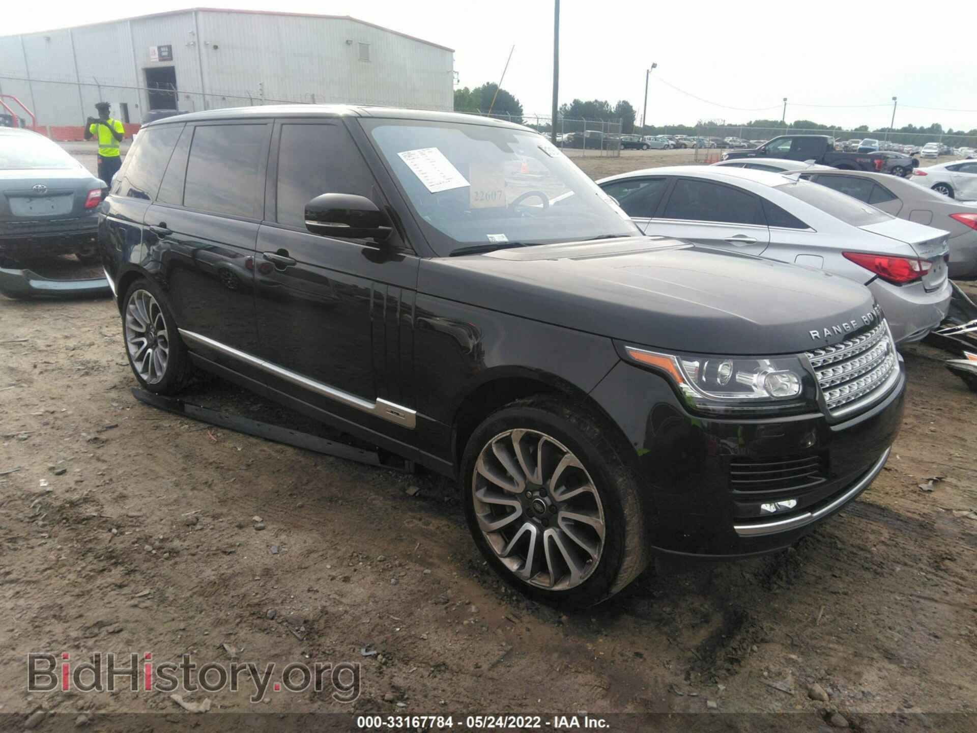 Фотография SALGS3EF7GA295277 - LAND ROVER RANGE ROVER 2016
