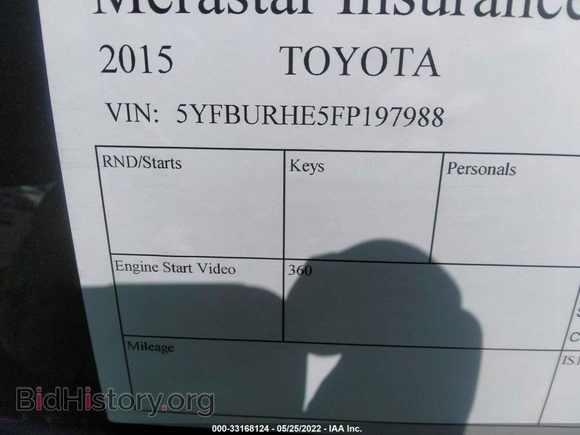 2015 TOYOTA COROLLA - VIN: 5YFBURHE5FP197988 - Photo 9