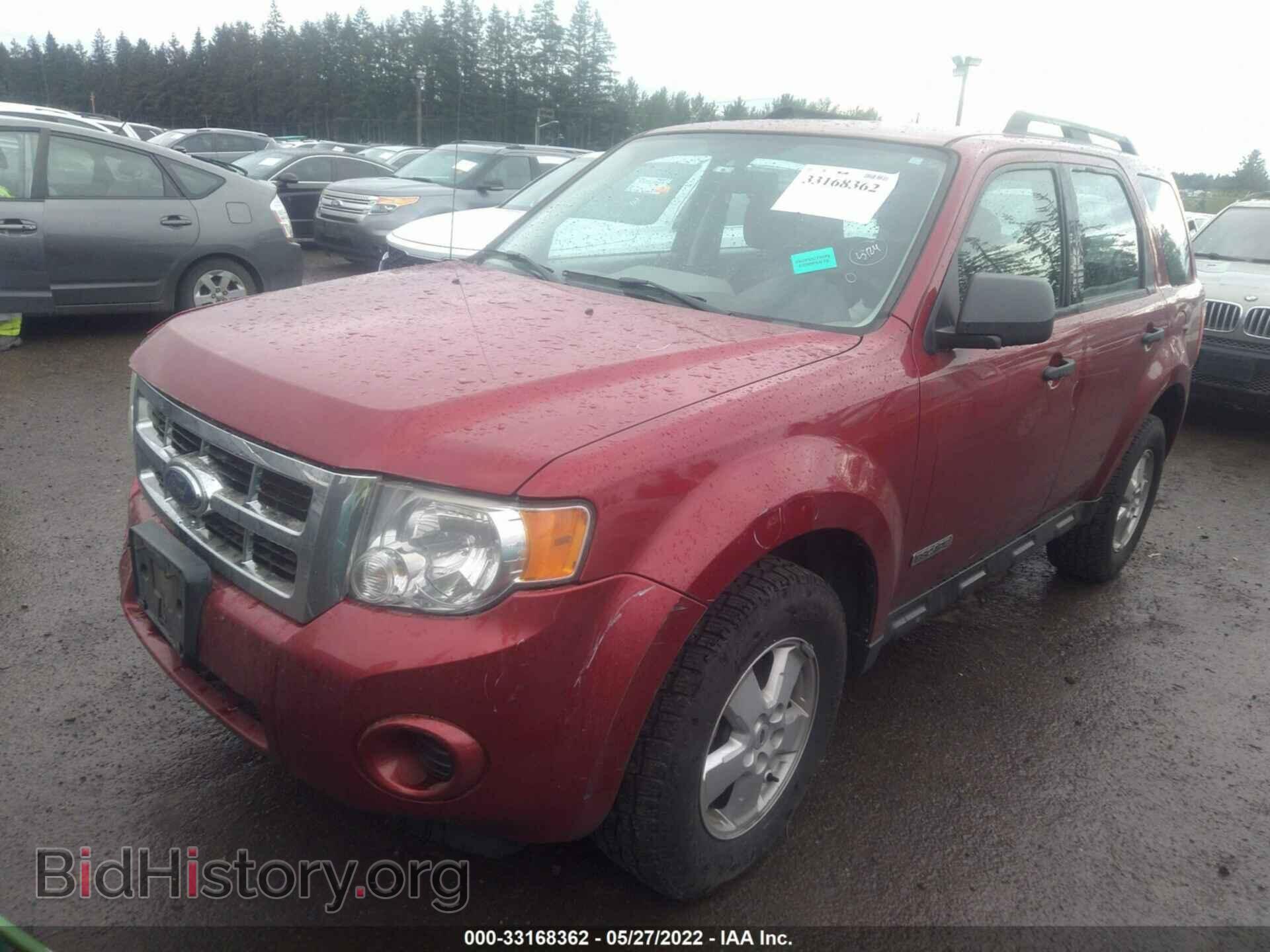 2008 FORD ESCAPE - VIN: 1FMCU92Z58KB13407 - Фото 2