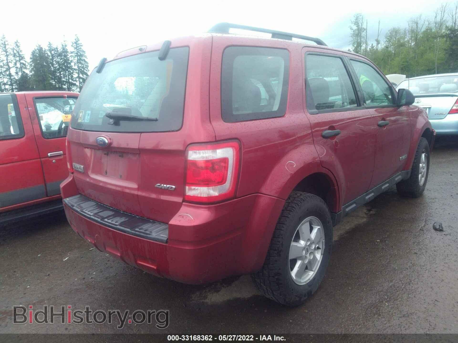 2008 FORD ESCAPE - VIN: 1FMCU92Z58KB13407 - Фото 4