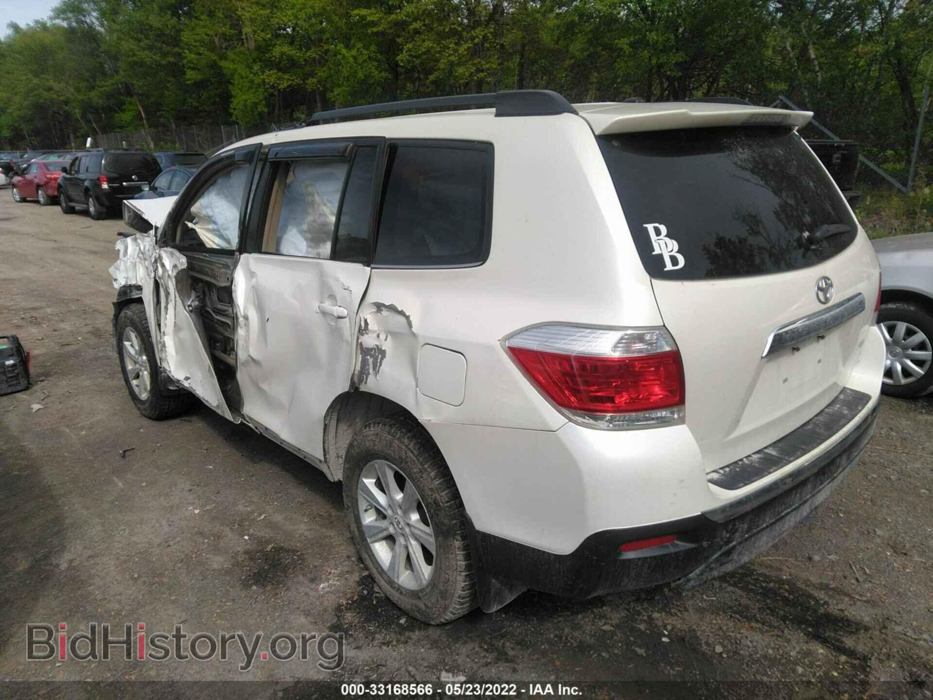 2012 TOYOTA HIGHLANDER - VIN: 5TDBK3EH3CS106687 - Фото 3