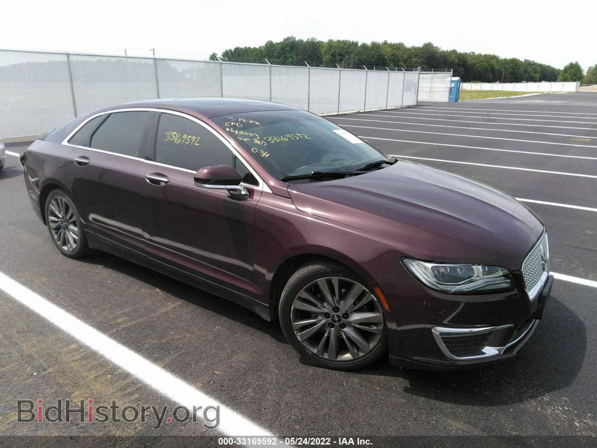 Фотография 3LN6L5E94HR613817 - LINCOLN MKZ 2017