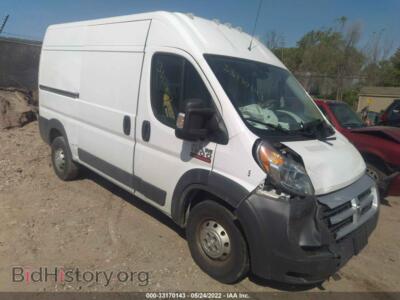 2014 RAM PROMASTER, white — VIN 3C6TRVBG2EE104585, IAAI