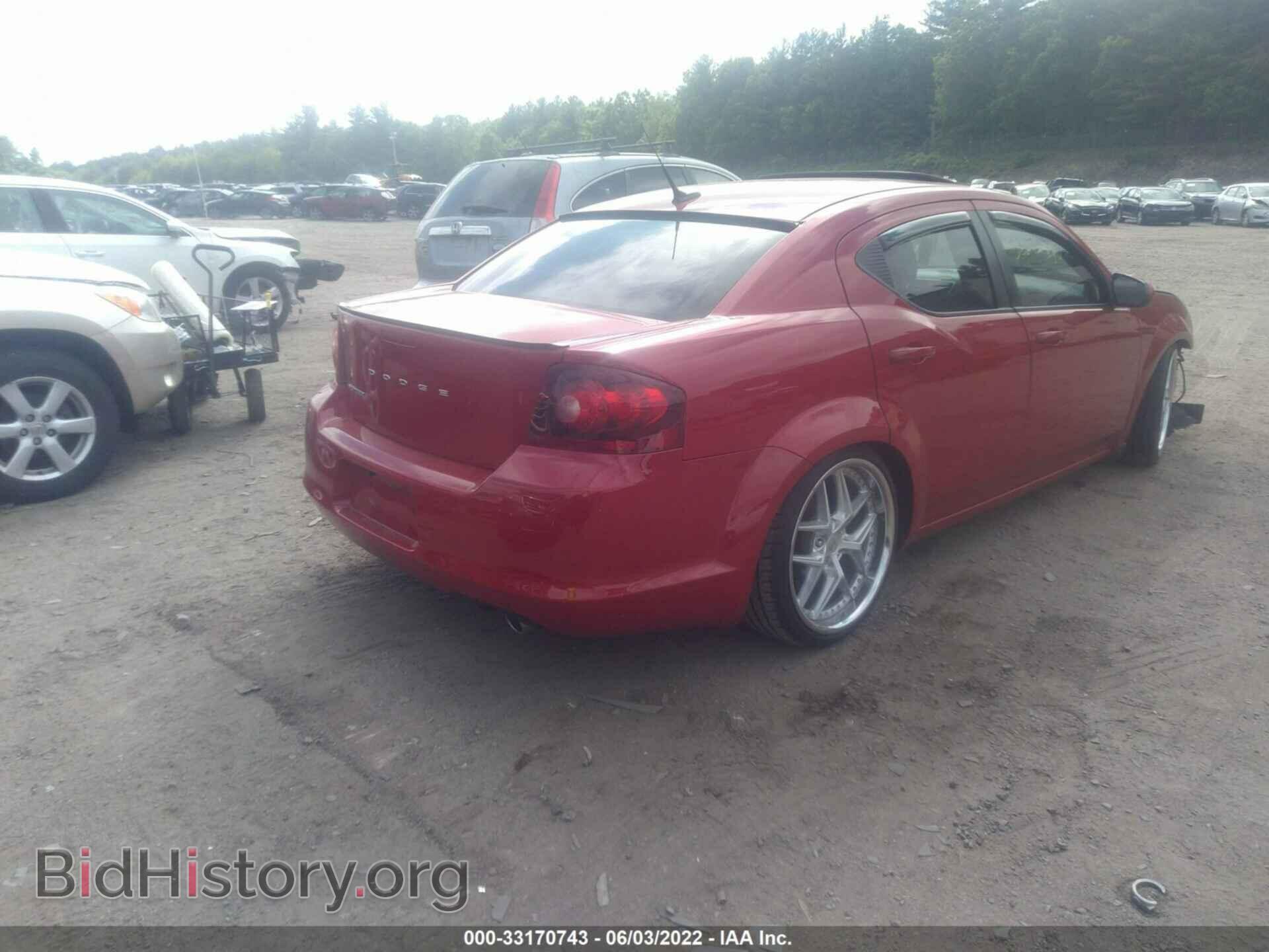 2013 DODGE AVENGER - VIN: 1C3CDZAG8DN581701 - Фото 4