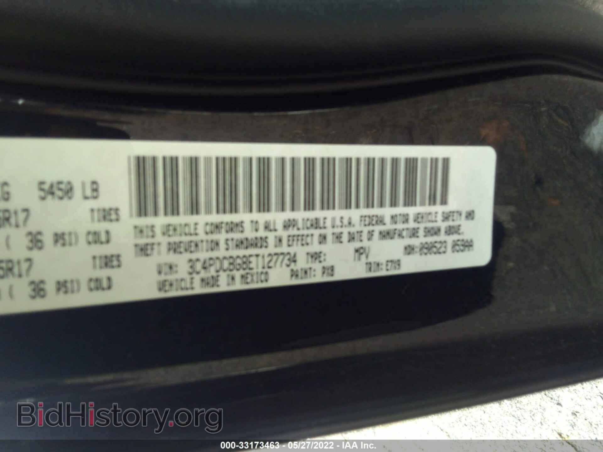 2014 DODGE JOURNEY - VIN: 3C4PDCBG8ET127734 - Photo 9