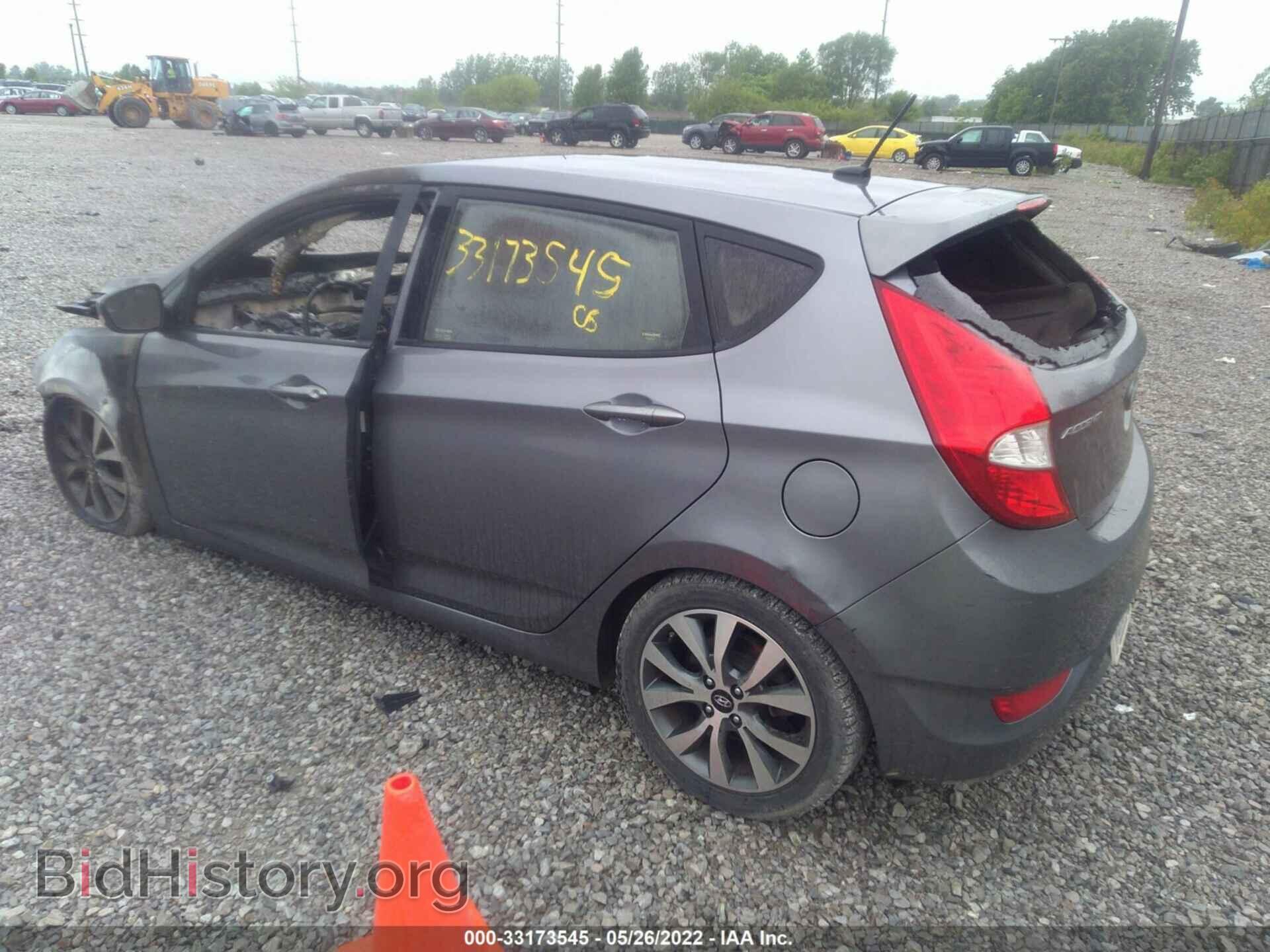 2016 HYUNDAI ACCENT - VIN: KMHCU5AE9GU237402 - Фото 3