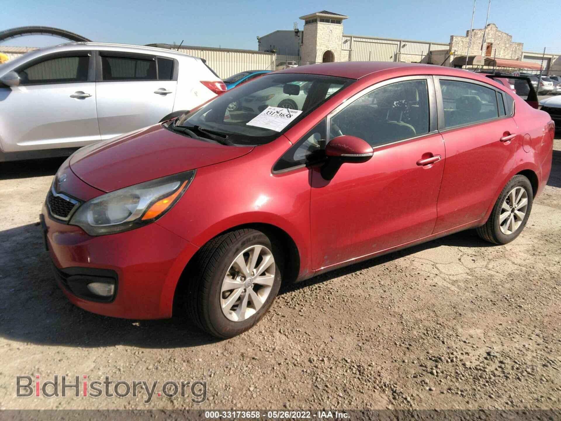 2013 KIA RIO - VIN: KNADN4A31D6233758 - Фото 2