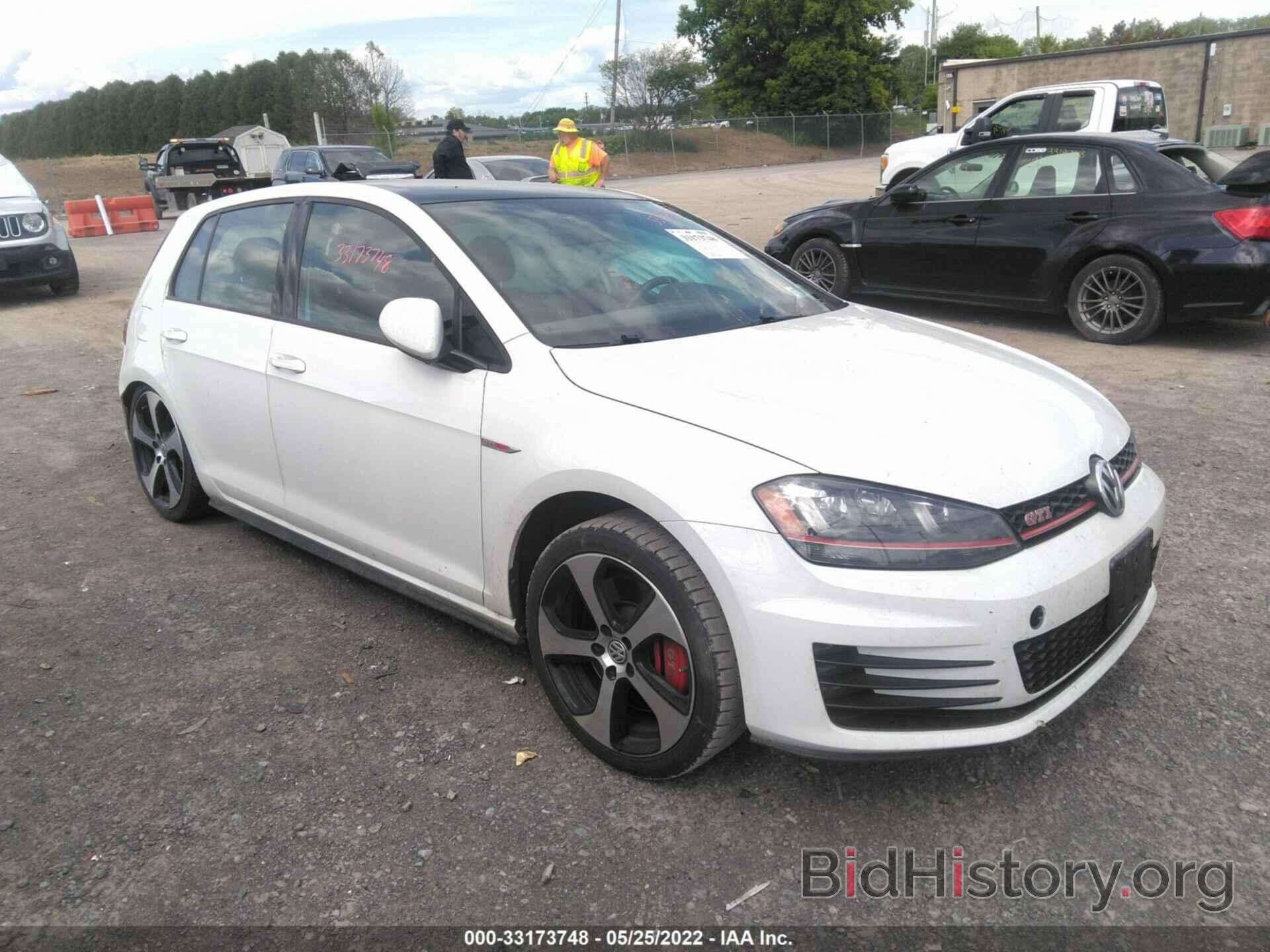 Photo 3VW547AU7HM029599 - VOLKSWAGEN GOLF GTI 2017