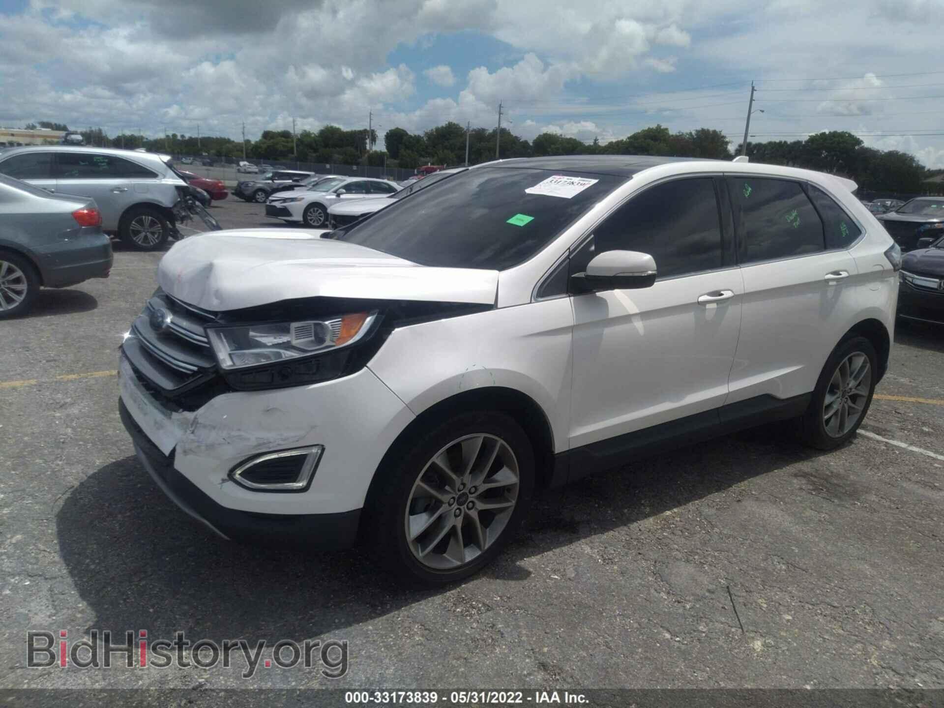 2015 FORD EDGE - VIN: 2FMTK3K89FBC25029 - Photo 2